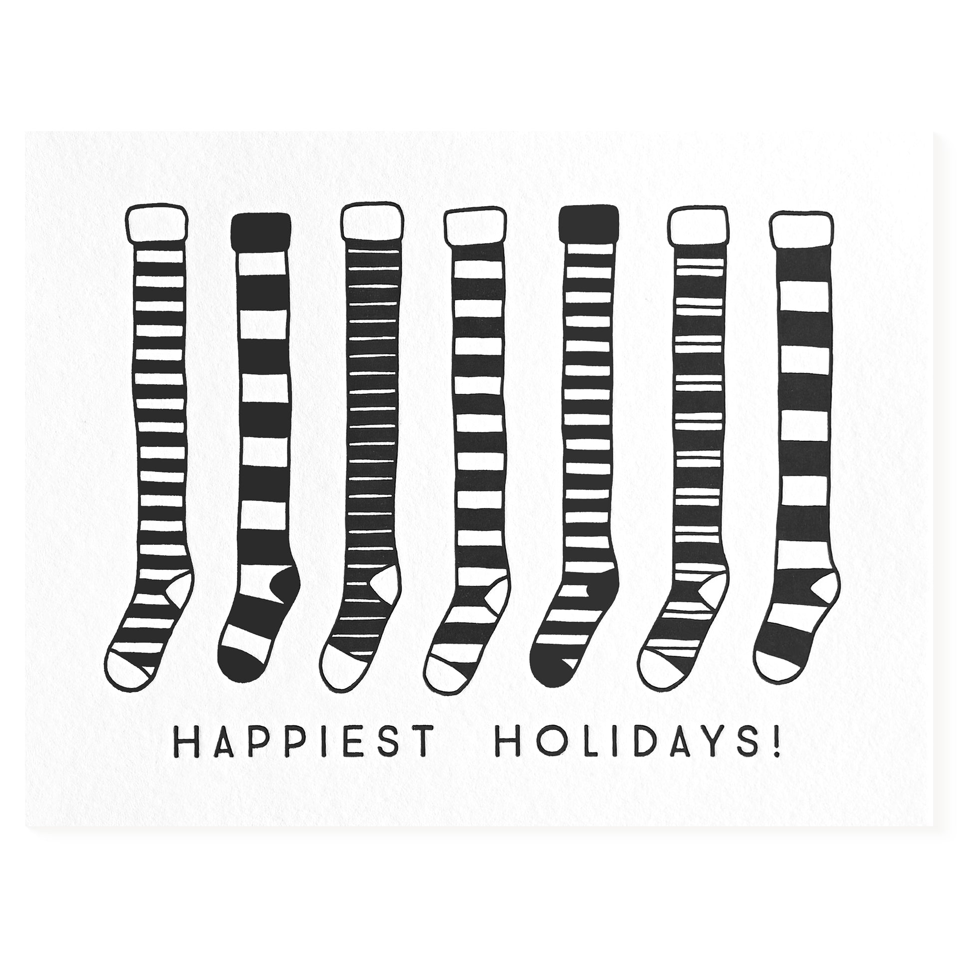 Hello Paper Co. Holiday Stockings Greeting Card