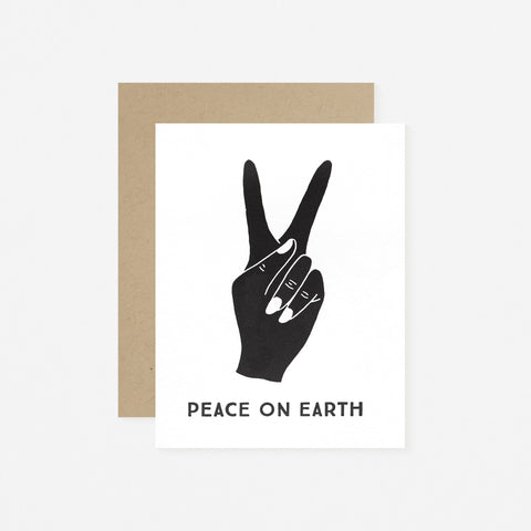 Hello Paper Co. Peace on Earth Greeting Card 