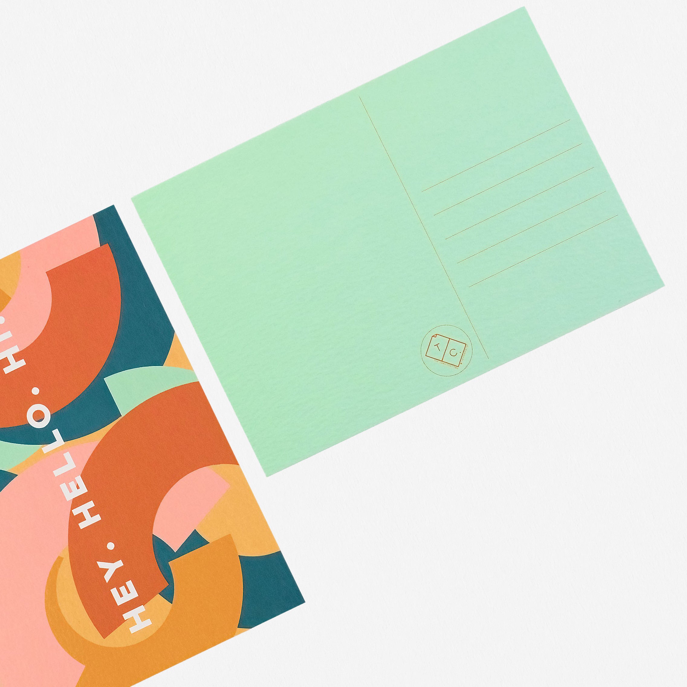 The Completist Circles Postcard