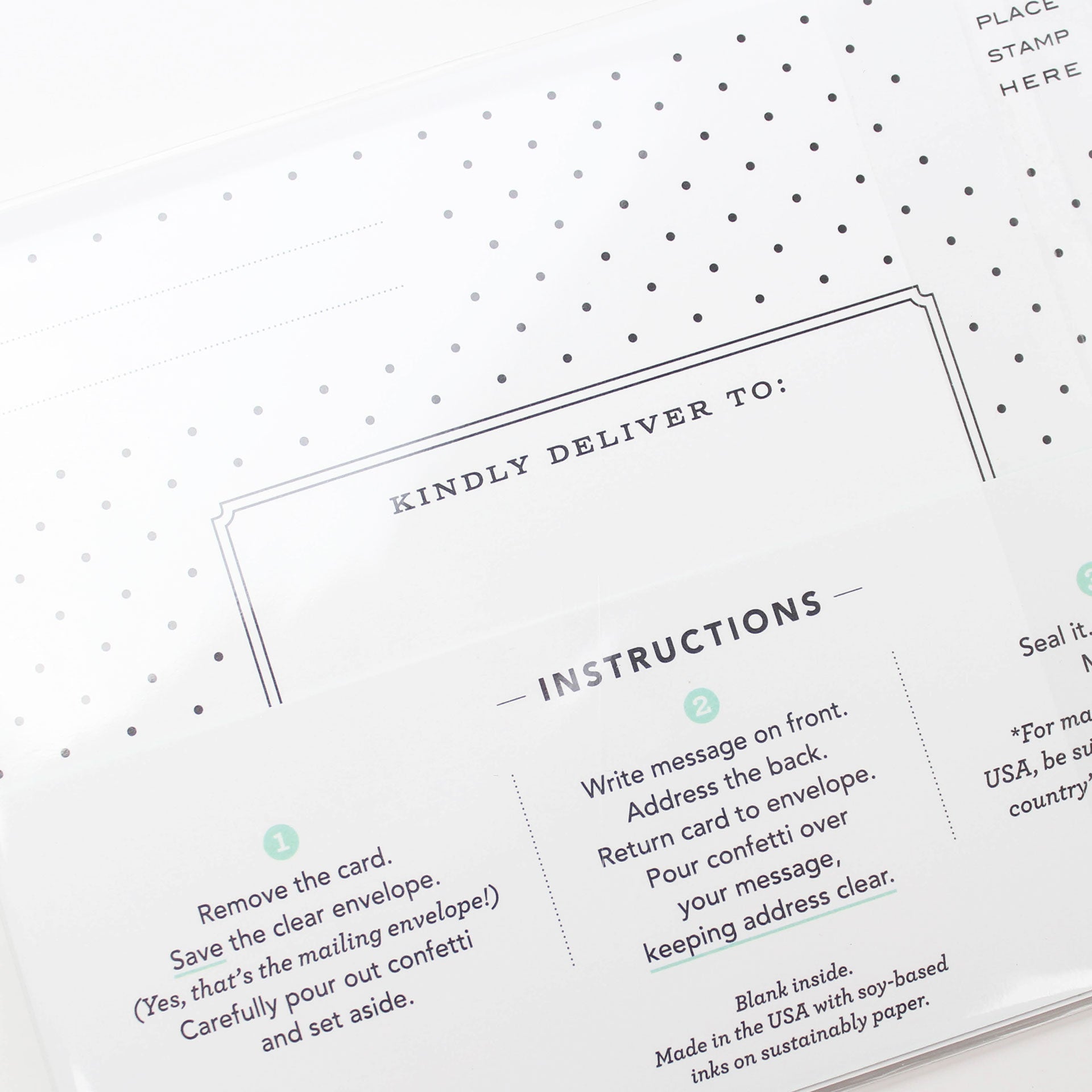 Inklings Paperie Confettigram Disco Greeting Card