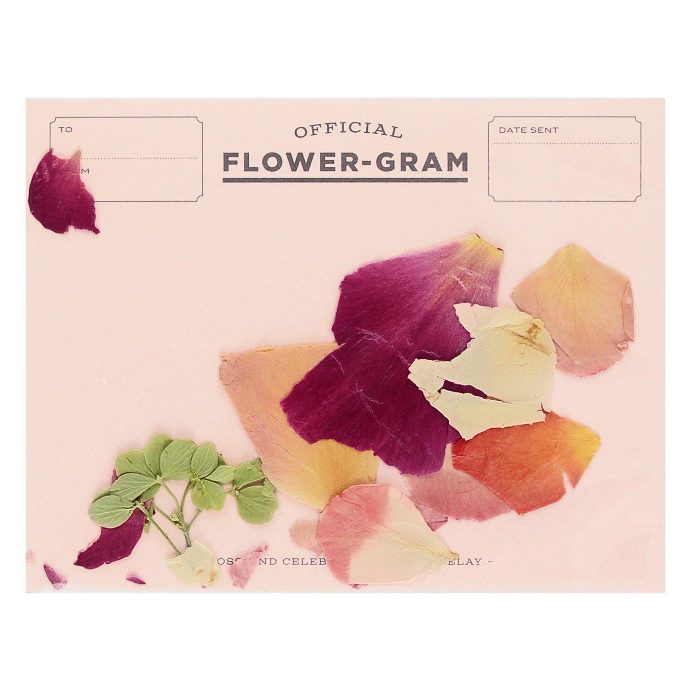 Inklings Paperie Flowergram Greeting Card | Peony, Rose & Hydrangea