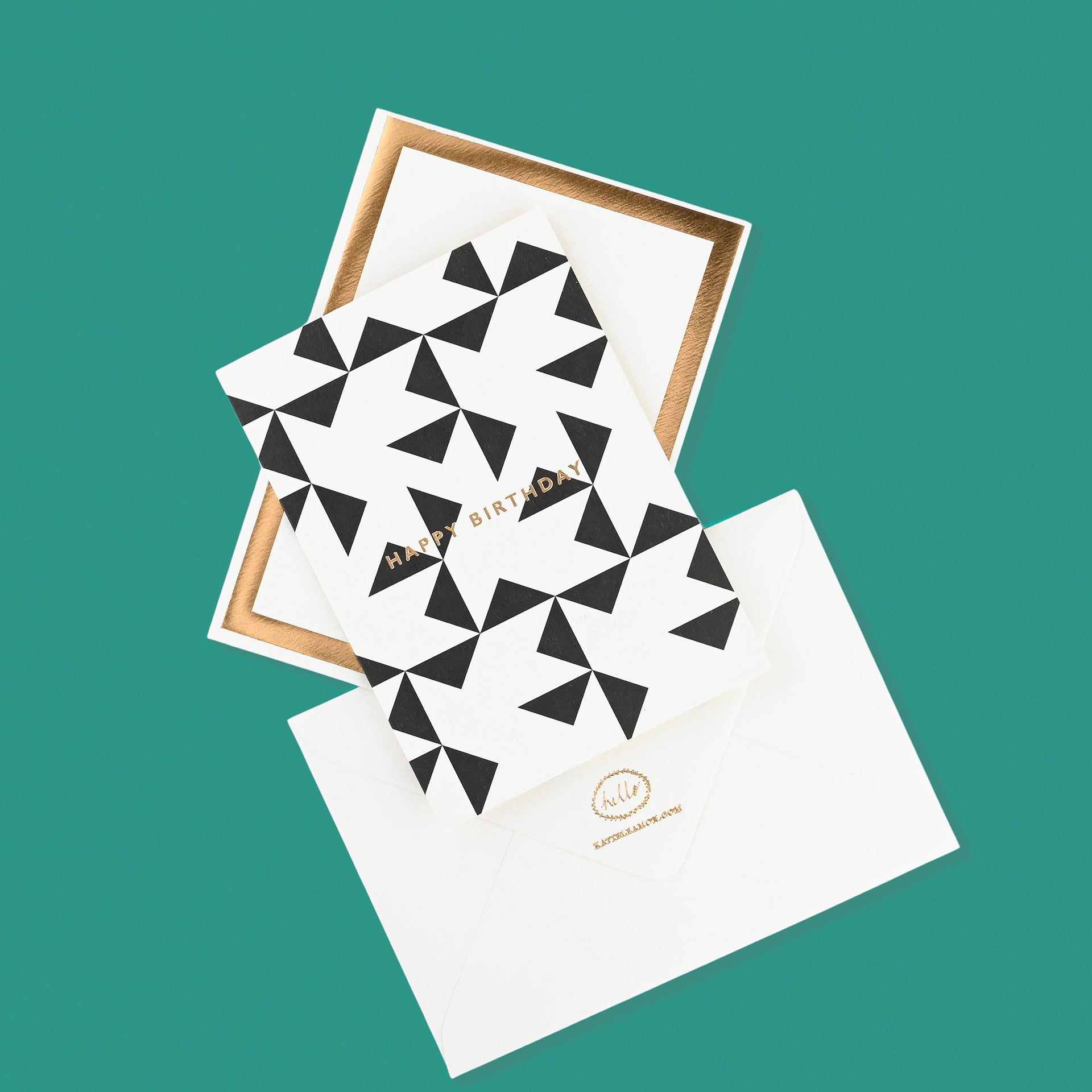 Katie Leamon Happy Birthday Windmill Greeting Card