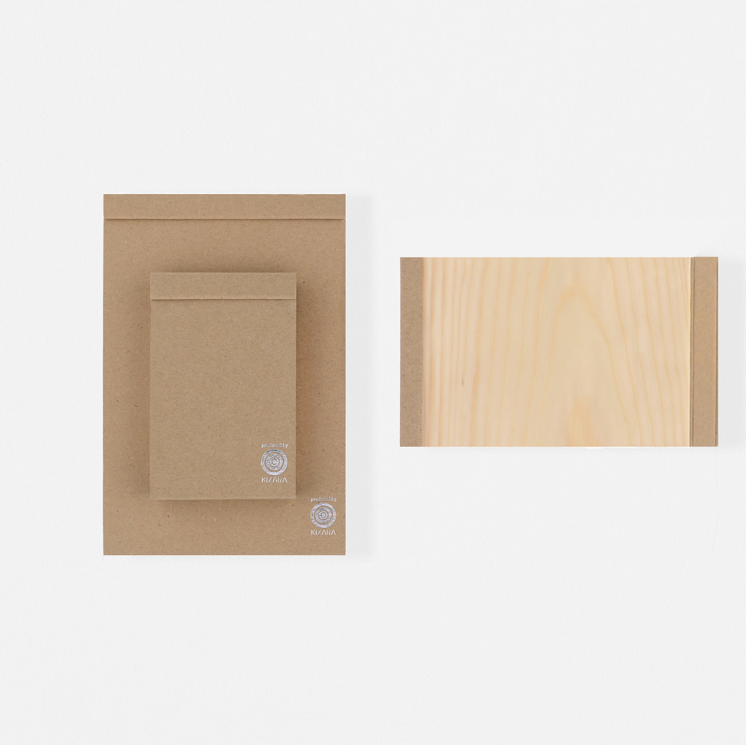 Kizara Wood Sheet Natural Pine Tree Memo Pad | 3 Sizes