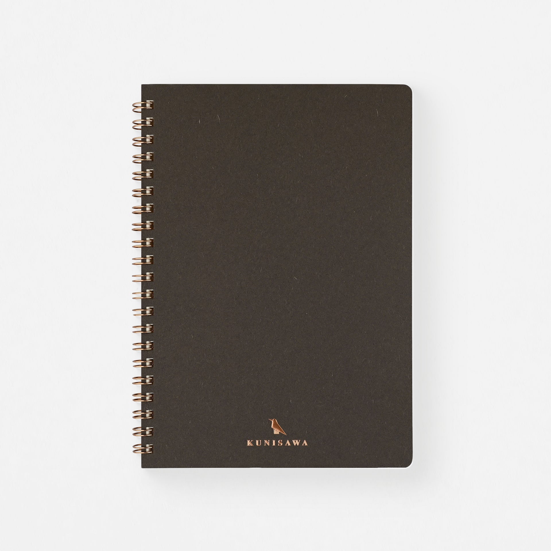 Kunisawa Find Ring Note Notebook A5 Grid | 5 Colors Charcoal