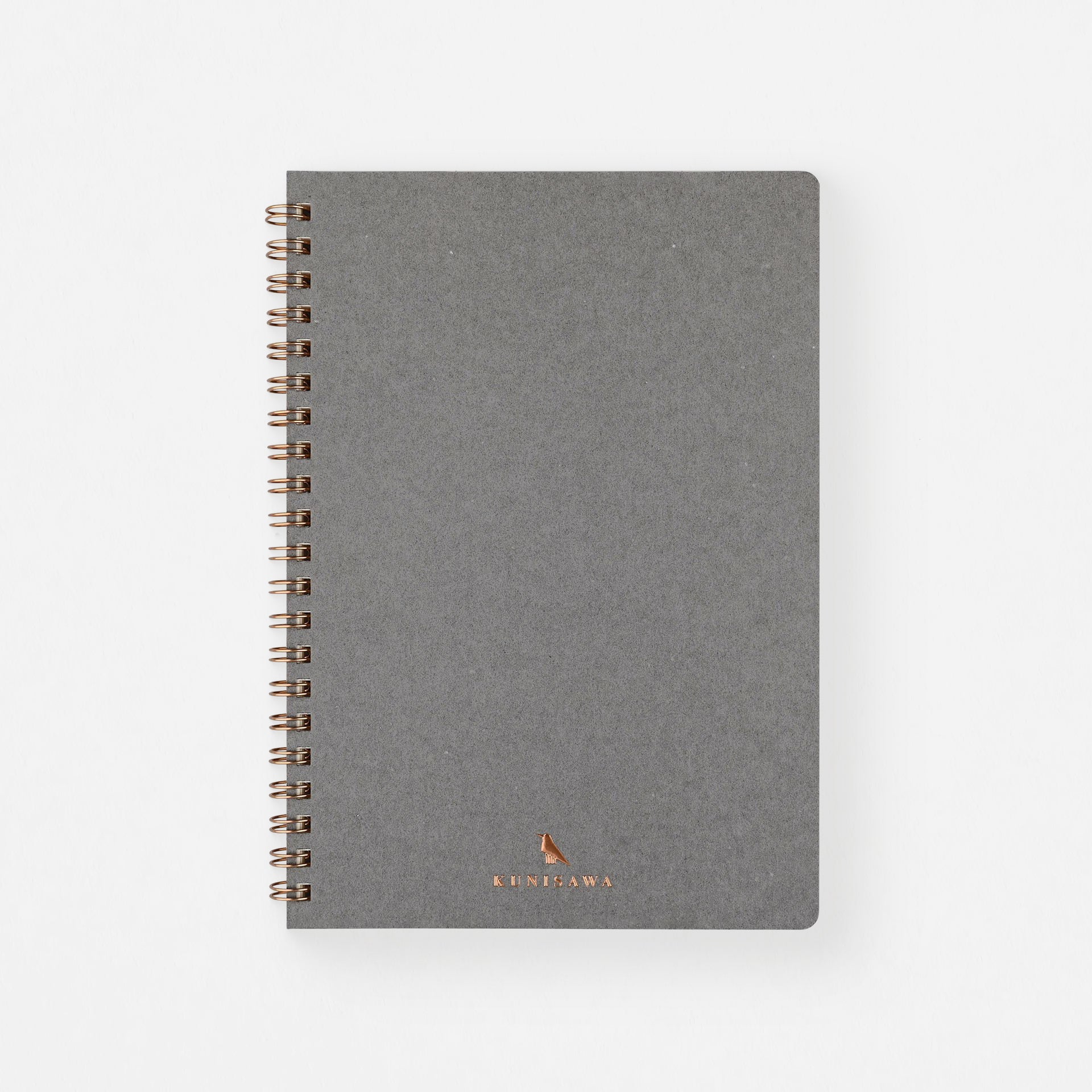 Kunisawa Find Ring Note Notebook A5 Grid | 5 Colors Grey
