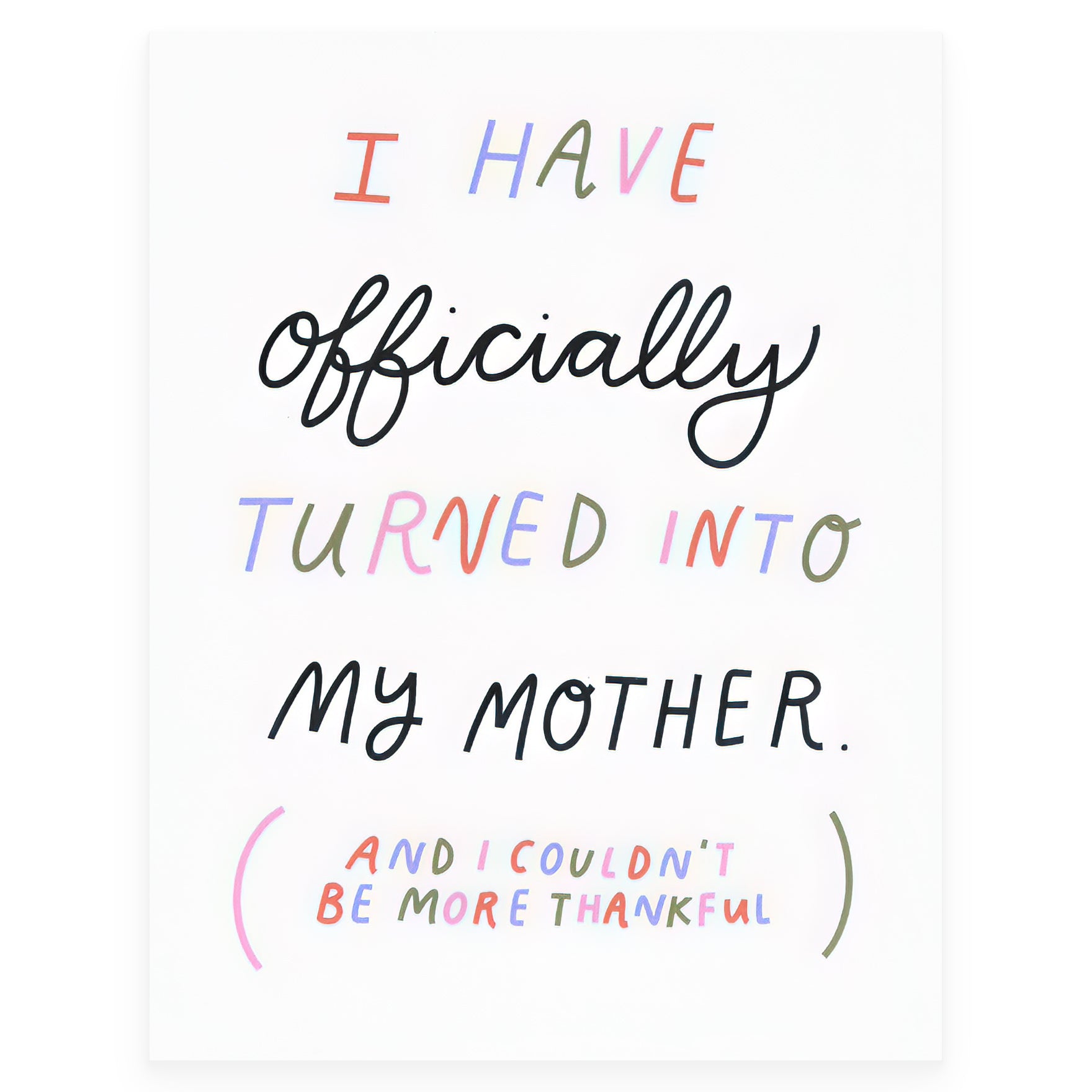 Laura Supnik Mother Mother's Day Card
