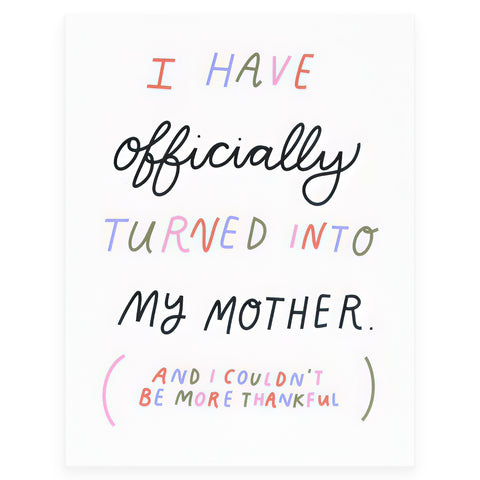Laura Supnik Mother Mother's Day Card 