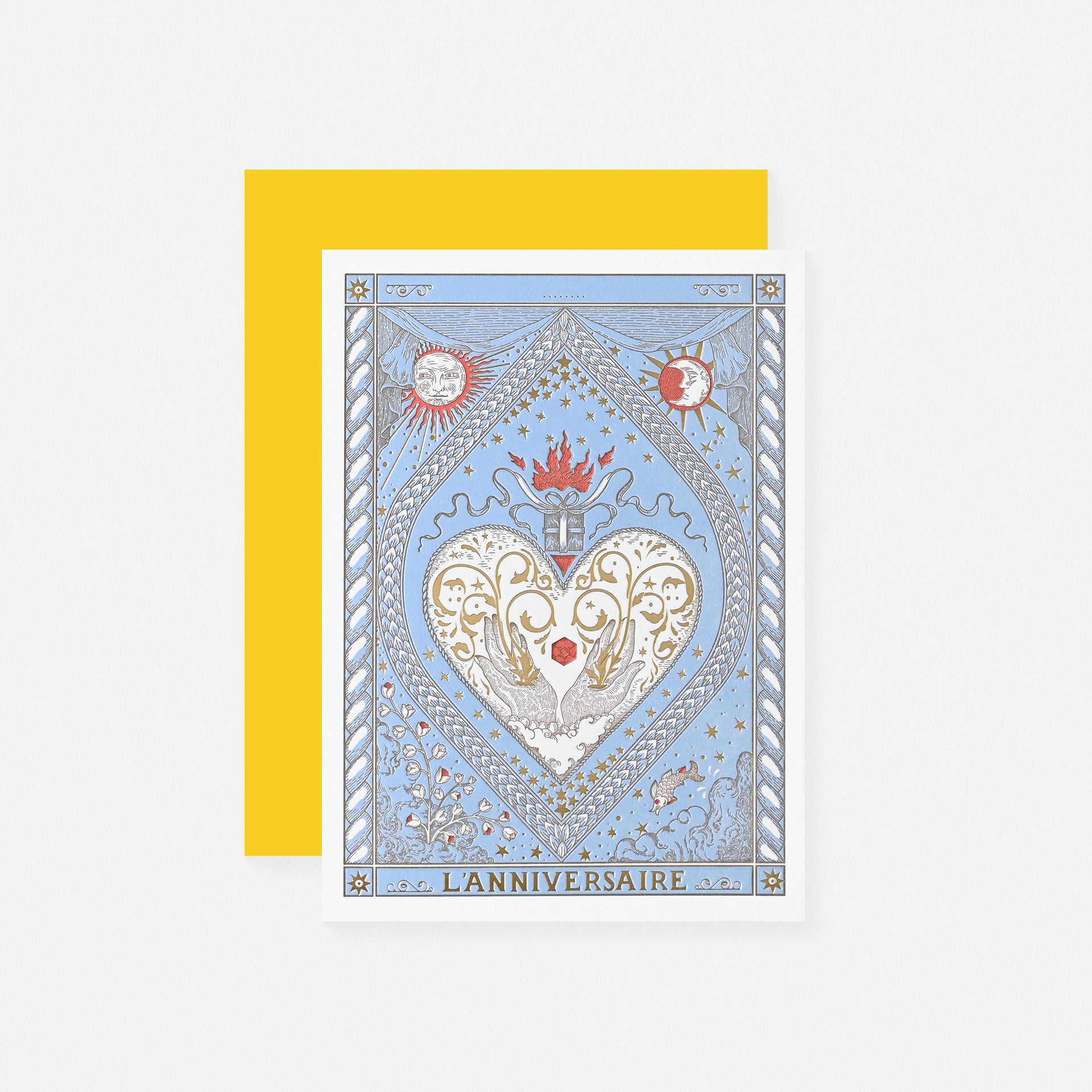 Letterpress De Paris L'Anniversaire (The Birthday) Tarot Birthday Card