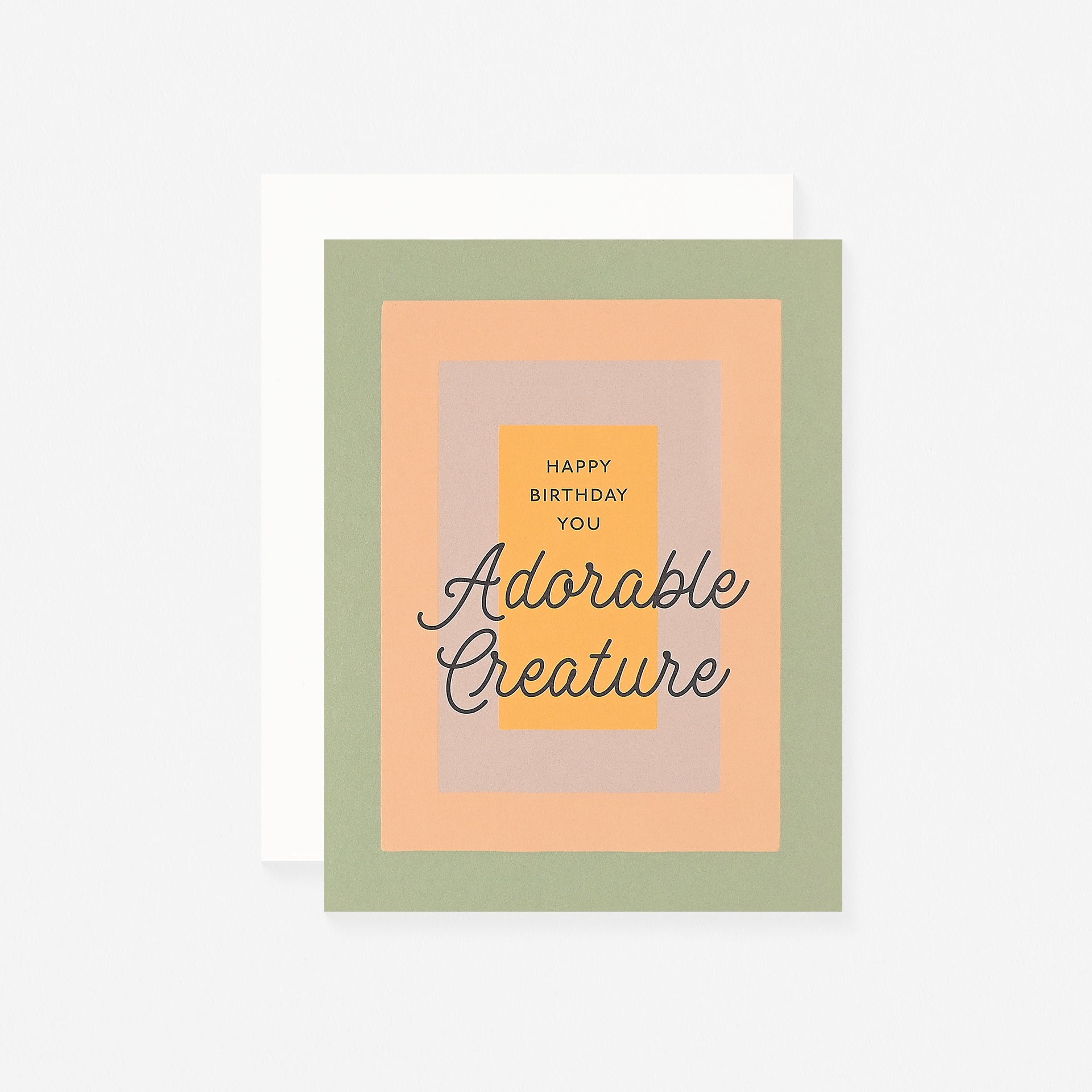 Library Design Co. Adorable Creature Birthday Card