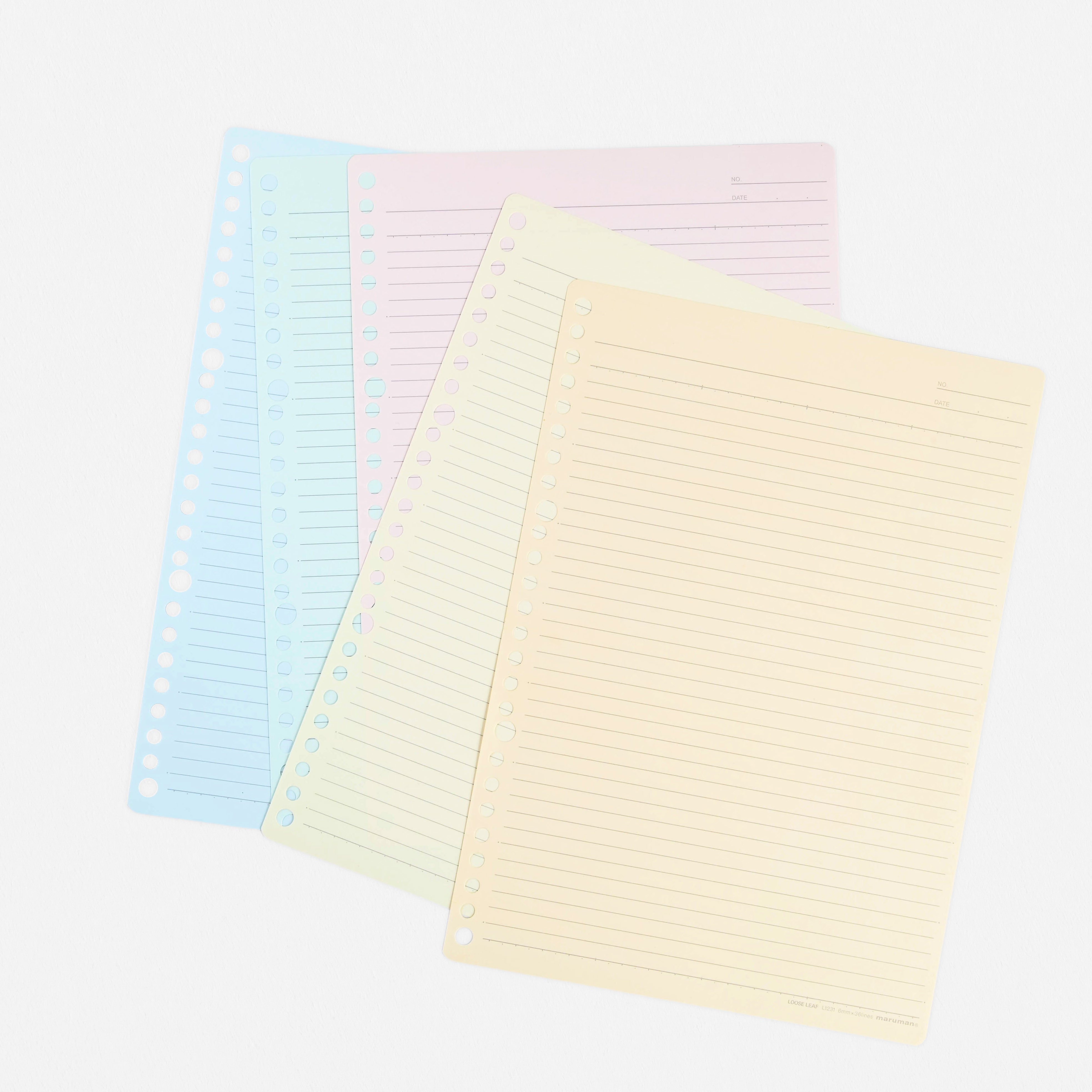 Maruman Loose Leaf Sheets B5 Multicolor