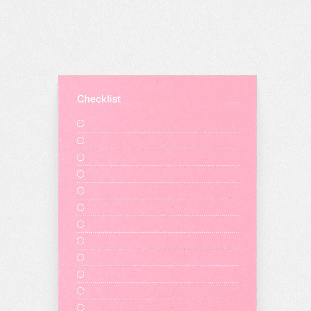mishmash Desk Planner Notepad Checklist