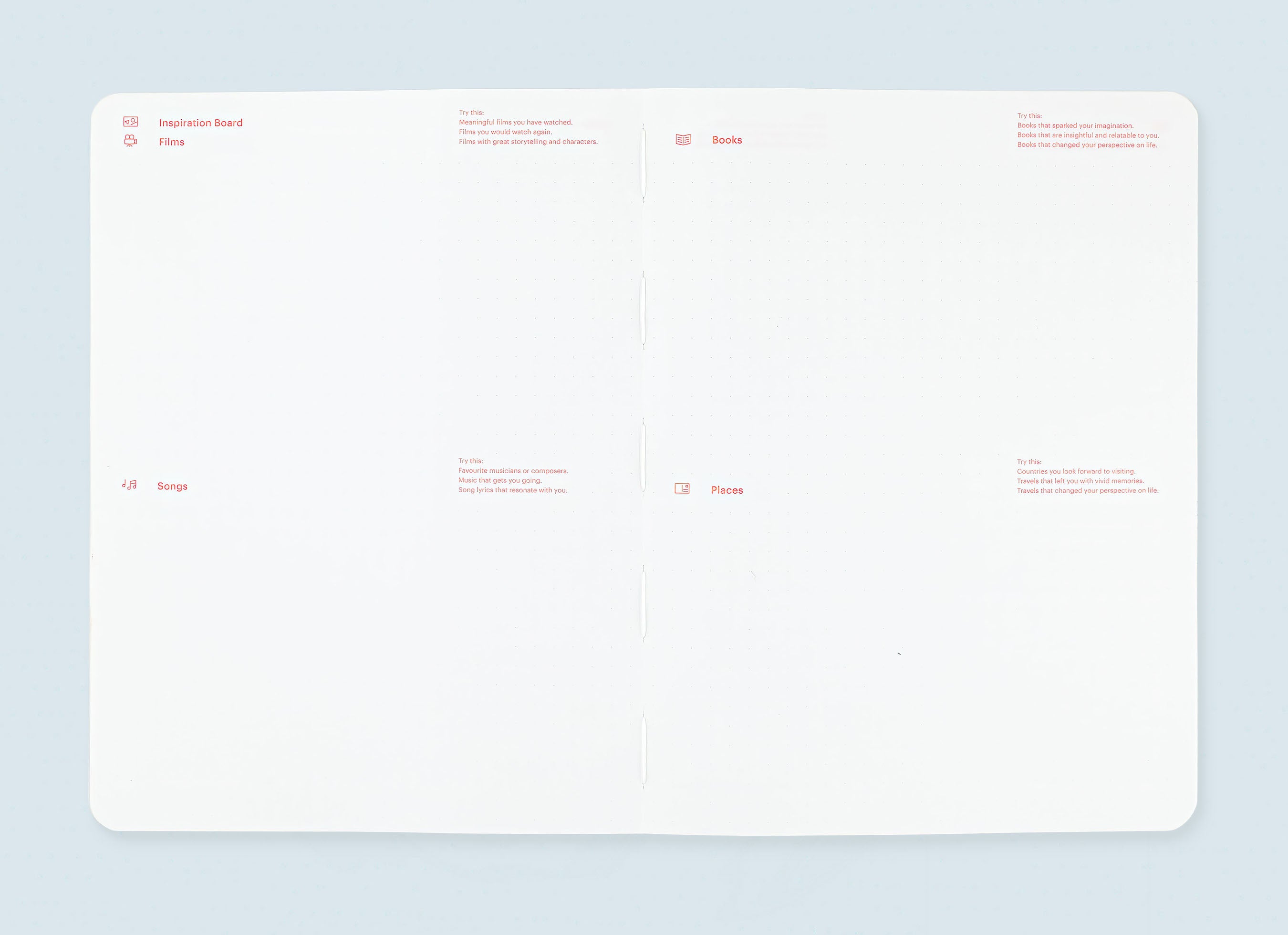 Mossery Sunprint Hydrangea Refillable Notebook