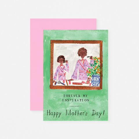 Pass The Lipstick Mummy  Mother's Day Card