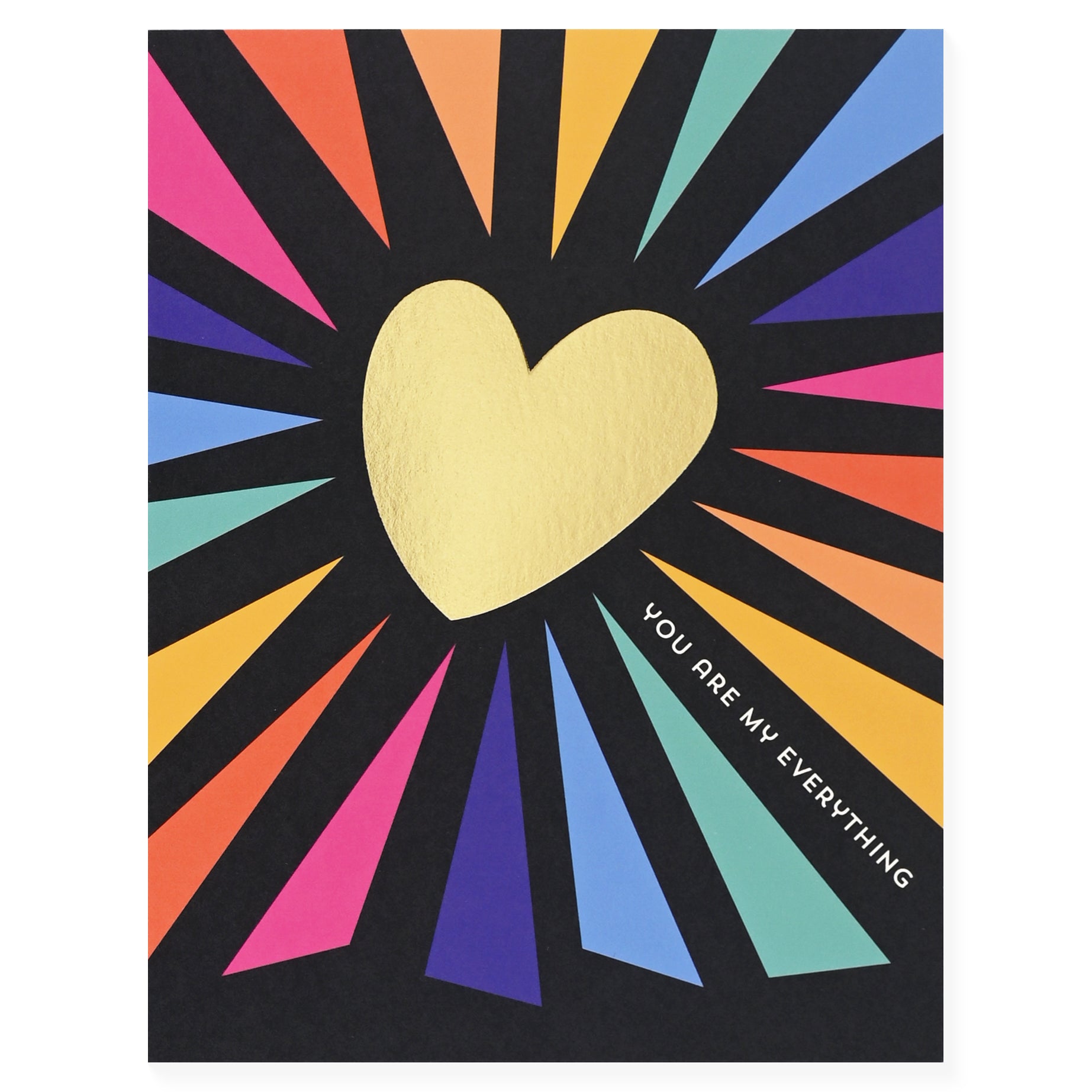 Night Owl Paper Goods Colorful Everything Heart Greeting Card