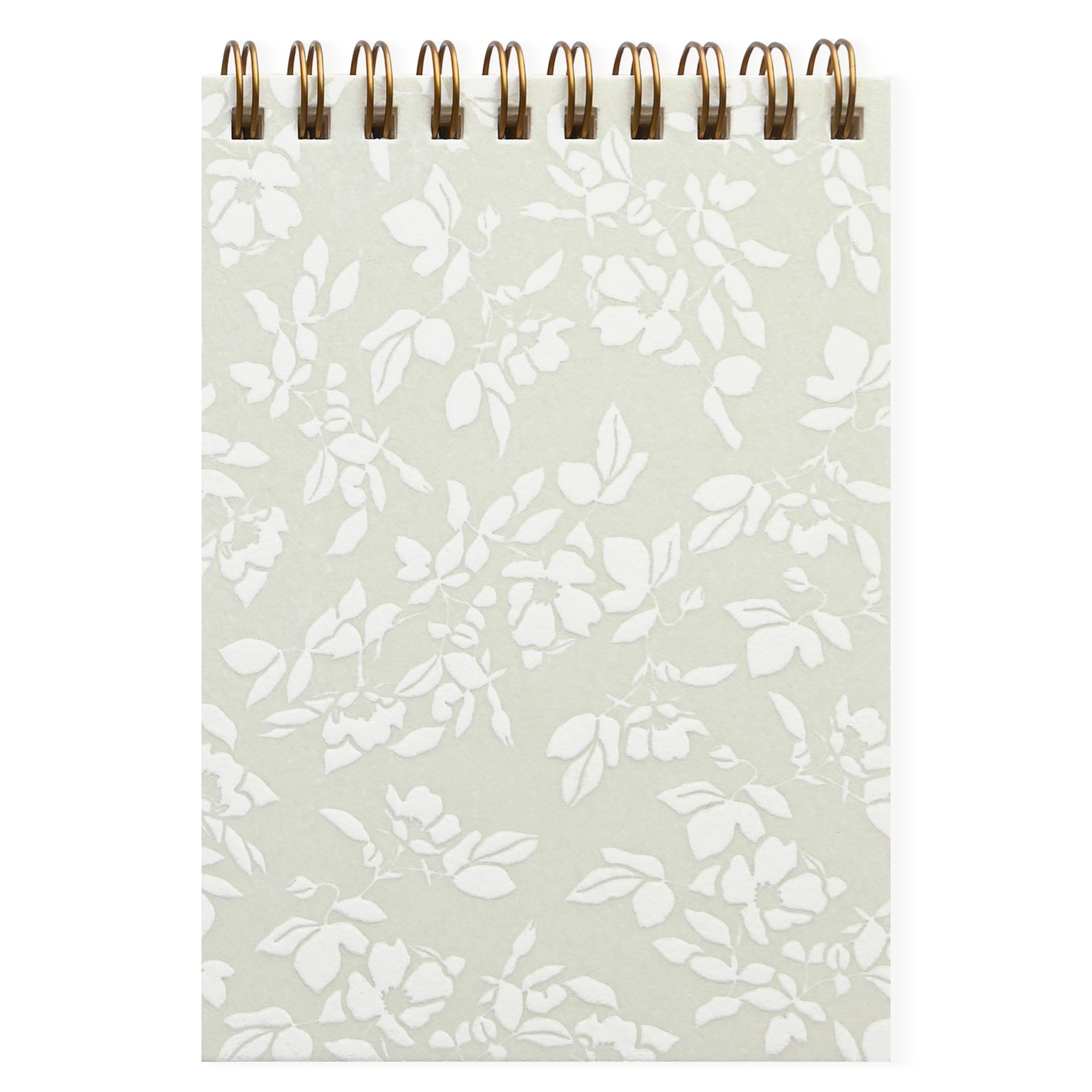 Papel & Co. Floral Letterpress Mini Notebook | Sage Green Or Lilac