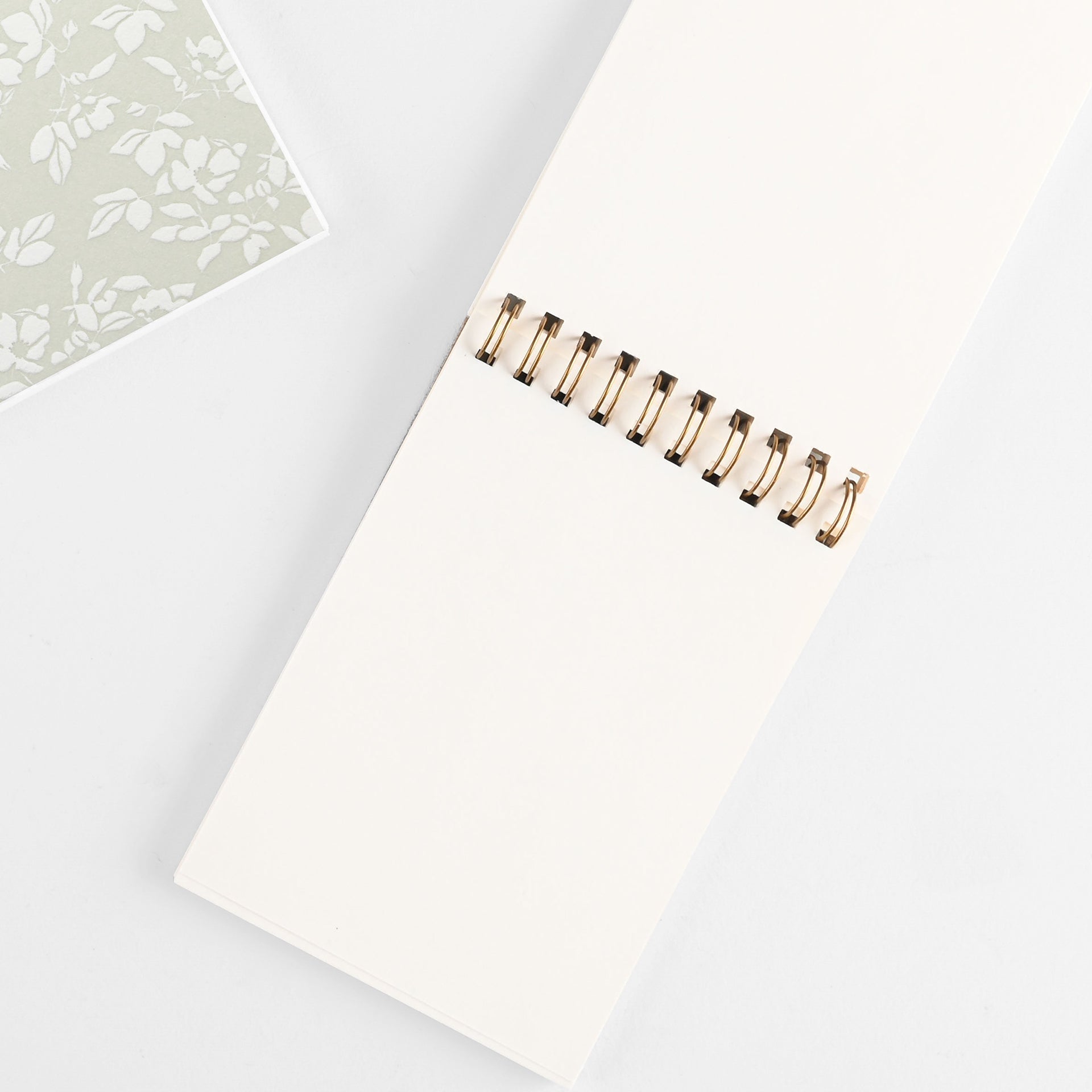 Papel & Co. Floral Letterpress Mini Notebook | Sage Green Or Lilac