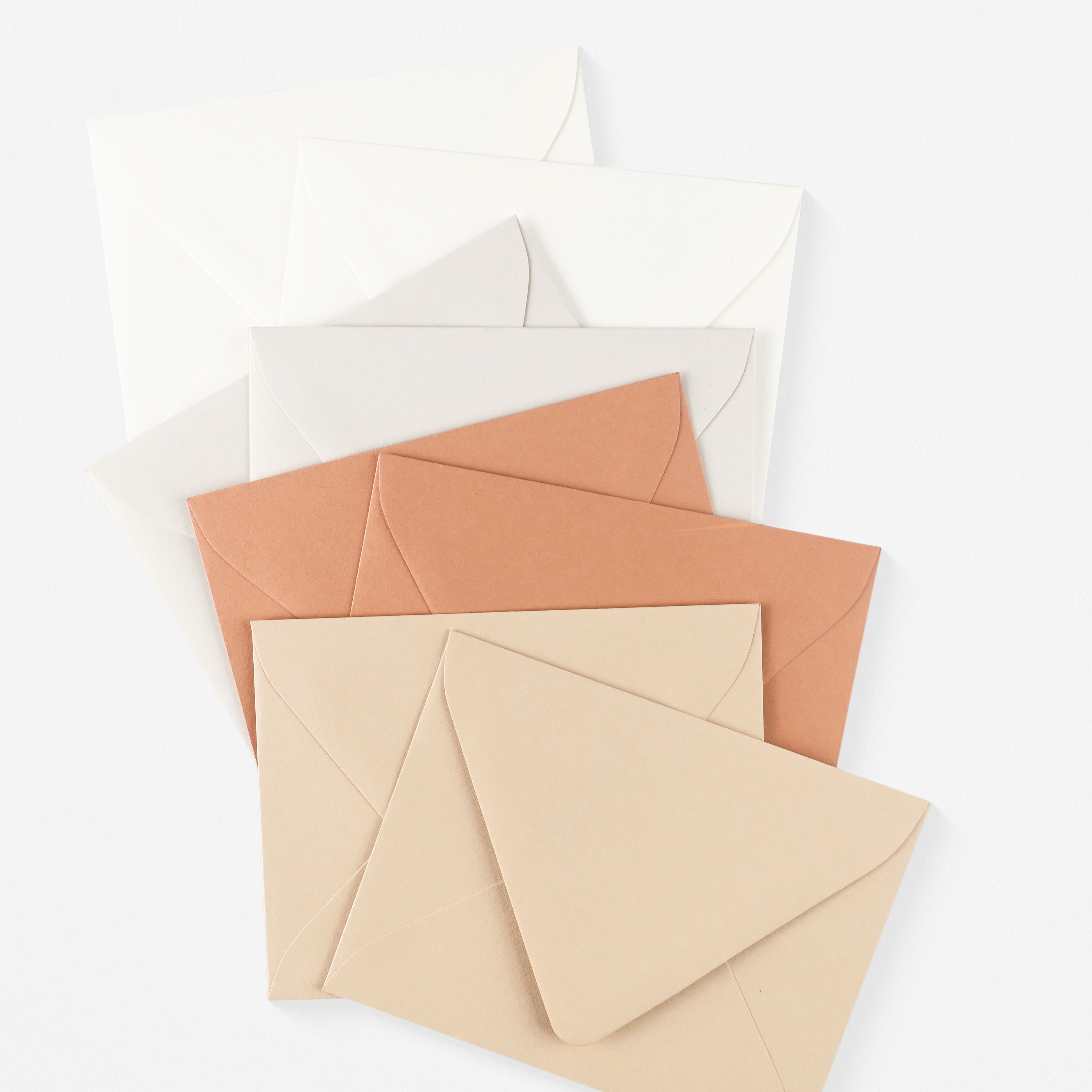 Papel & Co. Ombre Terracotta Flat Thank You Cards