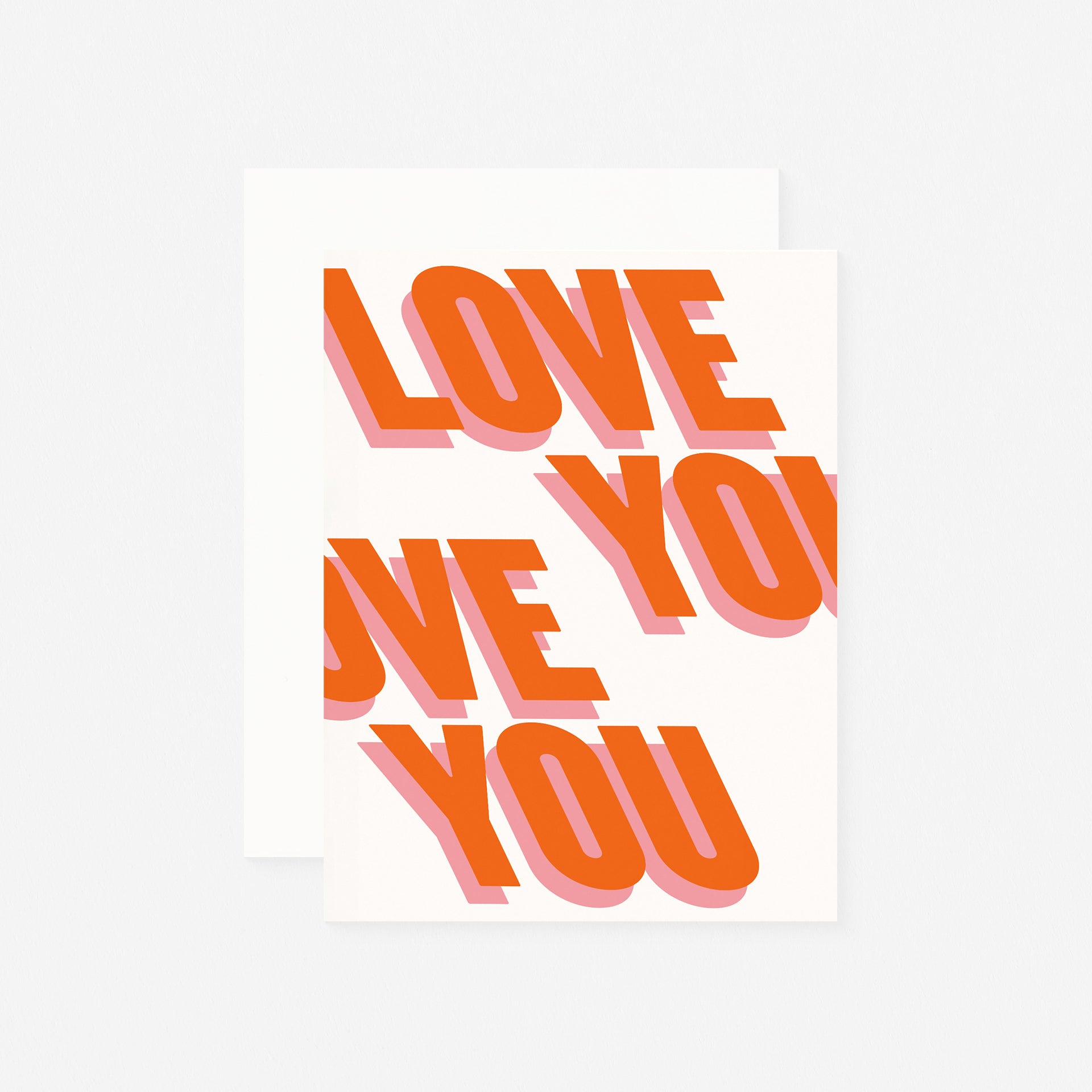 paper&stuff Love You X 2 Greeting Card