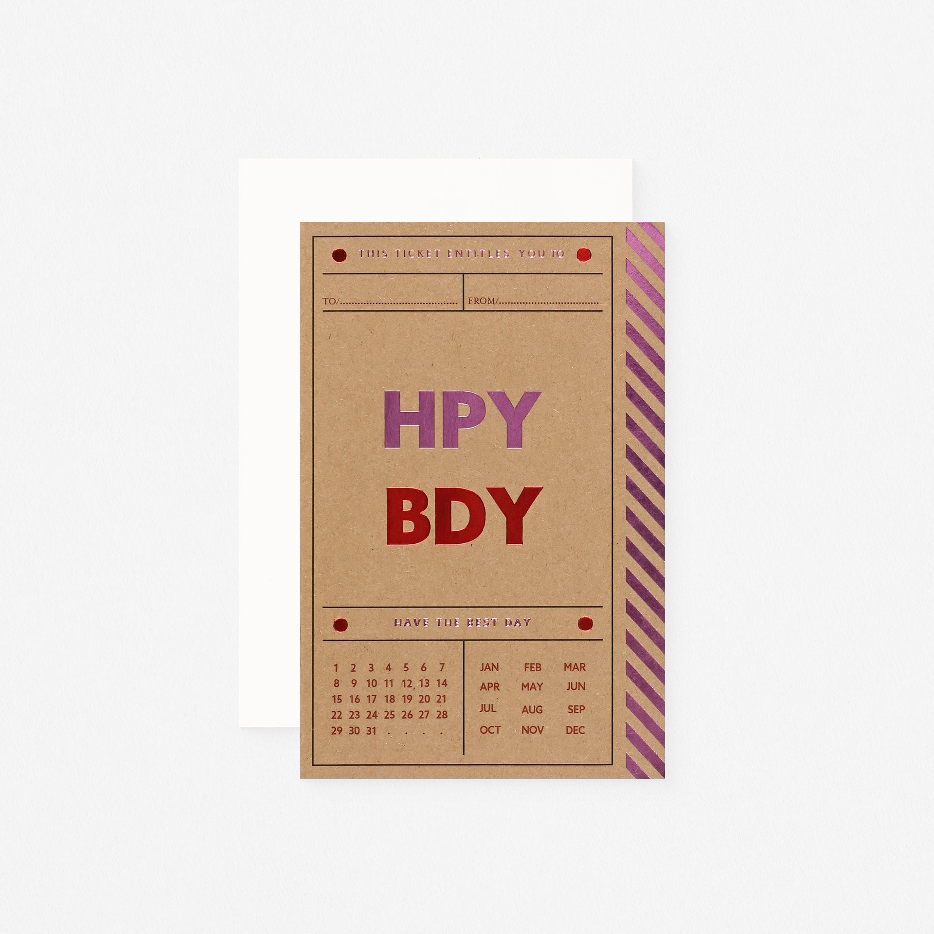 Pavilion Boarding Birthday Card