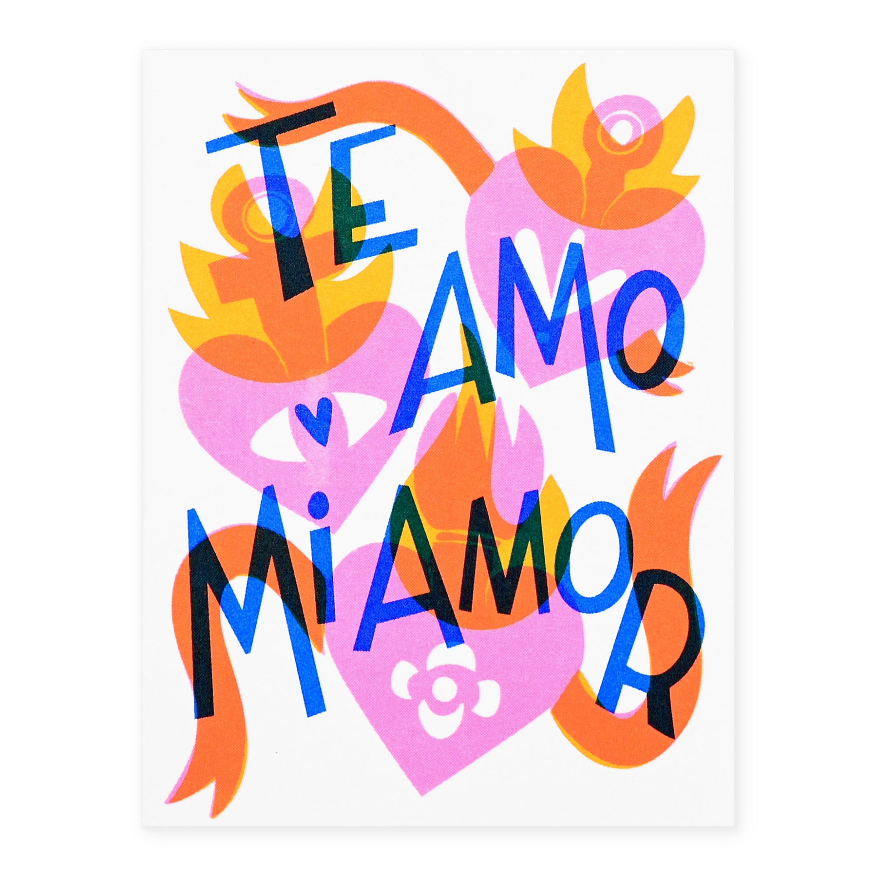 Pier Six Press Te Amo Mi Amor Greeting Card