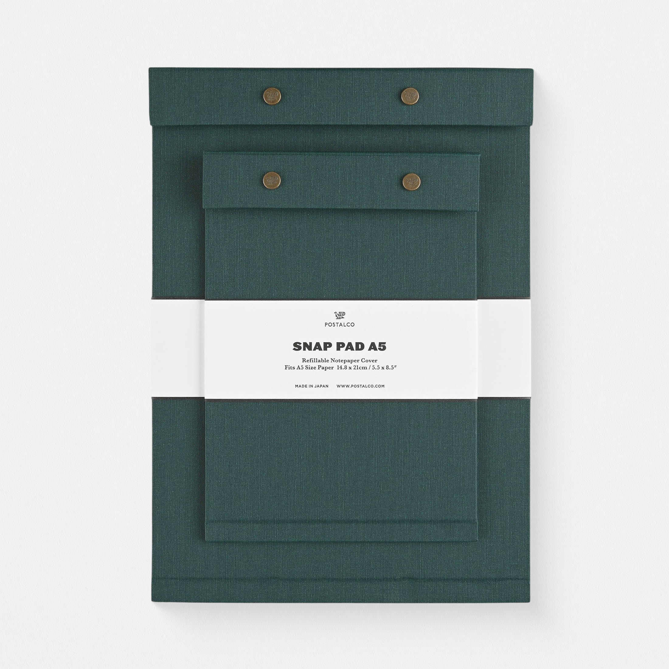 Postalco Snap Pad SQ Sacramento Green | A5 or A4