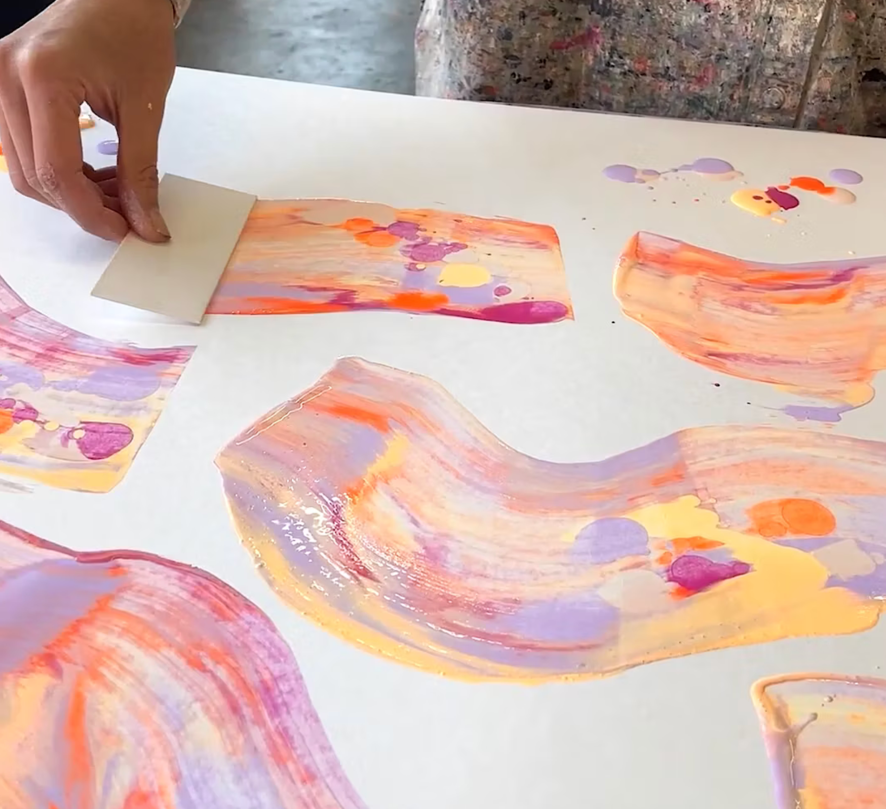 Moglea Beam Hand-Painted Workbook