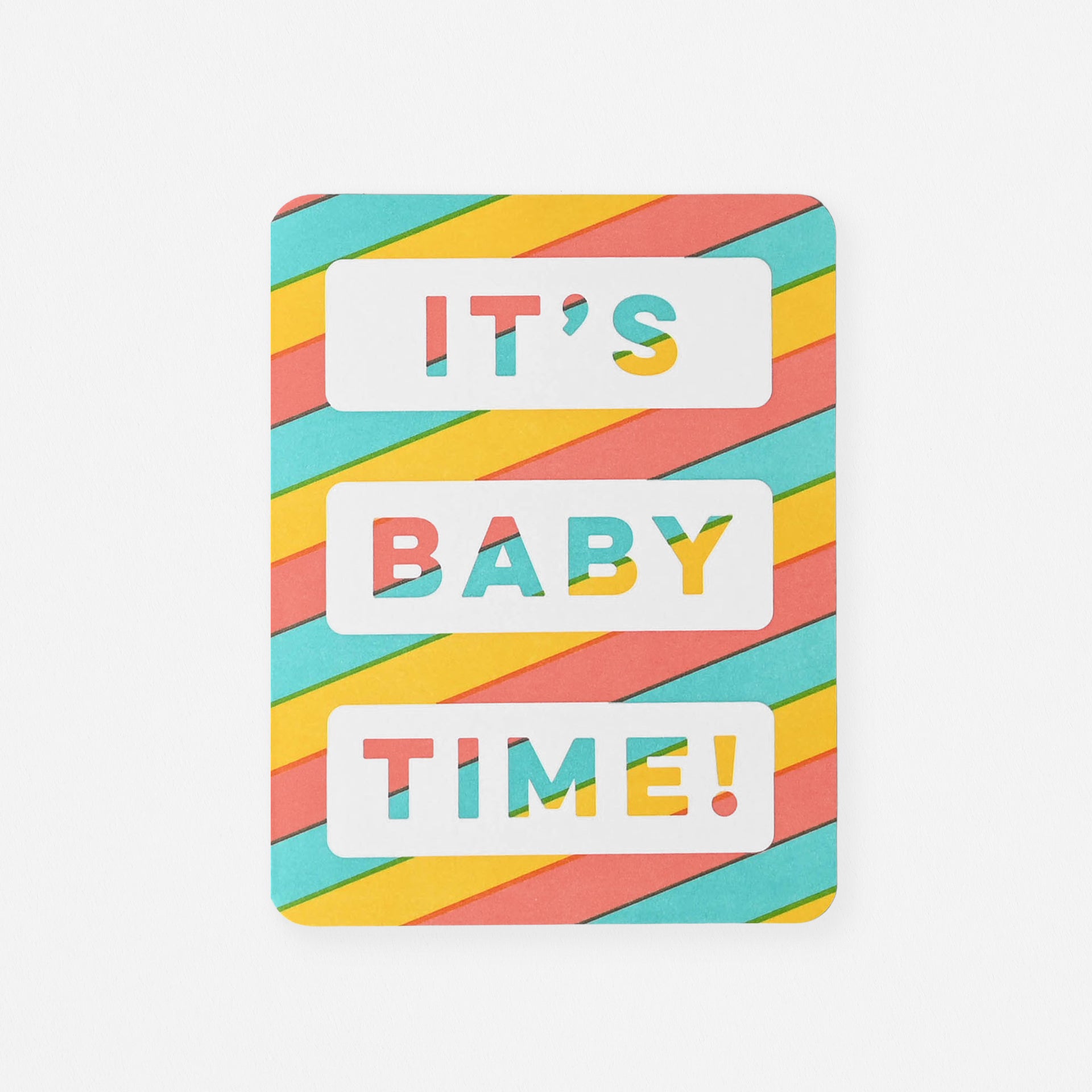 Hammerpress It's Baby Time Greeting Card