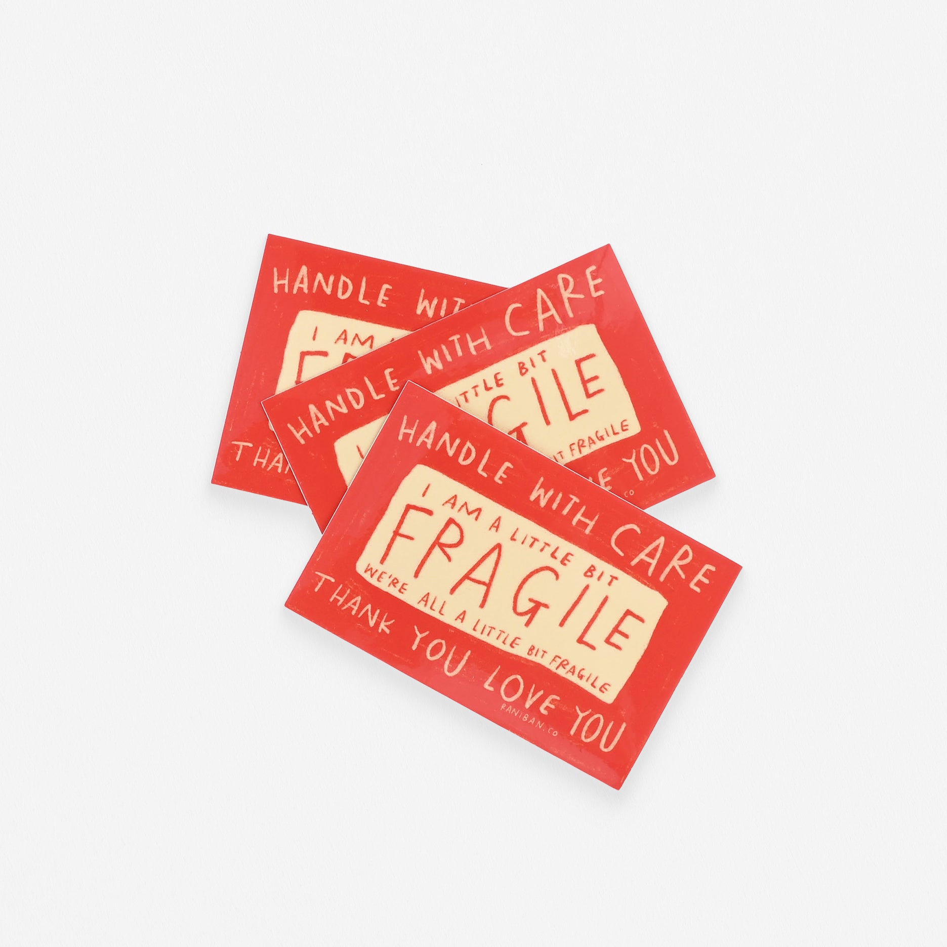 Rani Ban Co A Little Bit Fragile Sticker