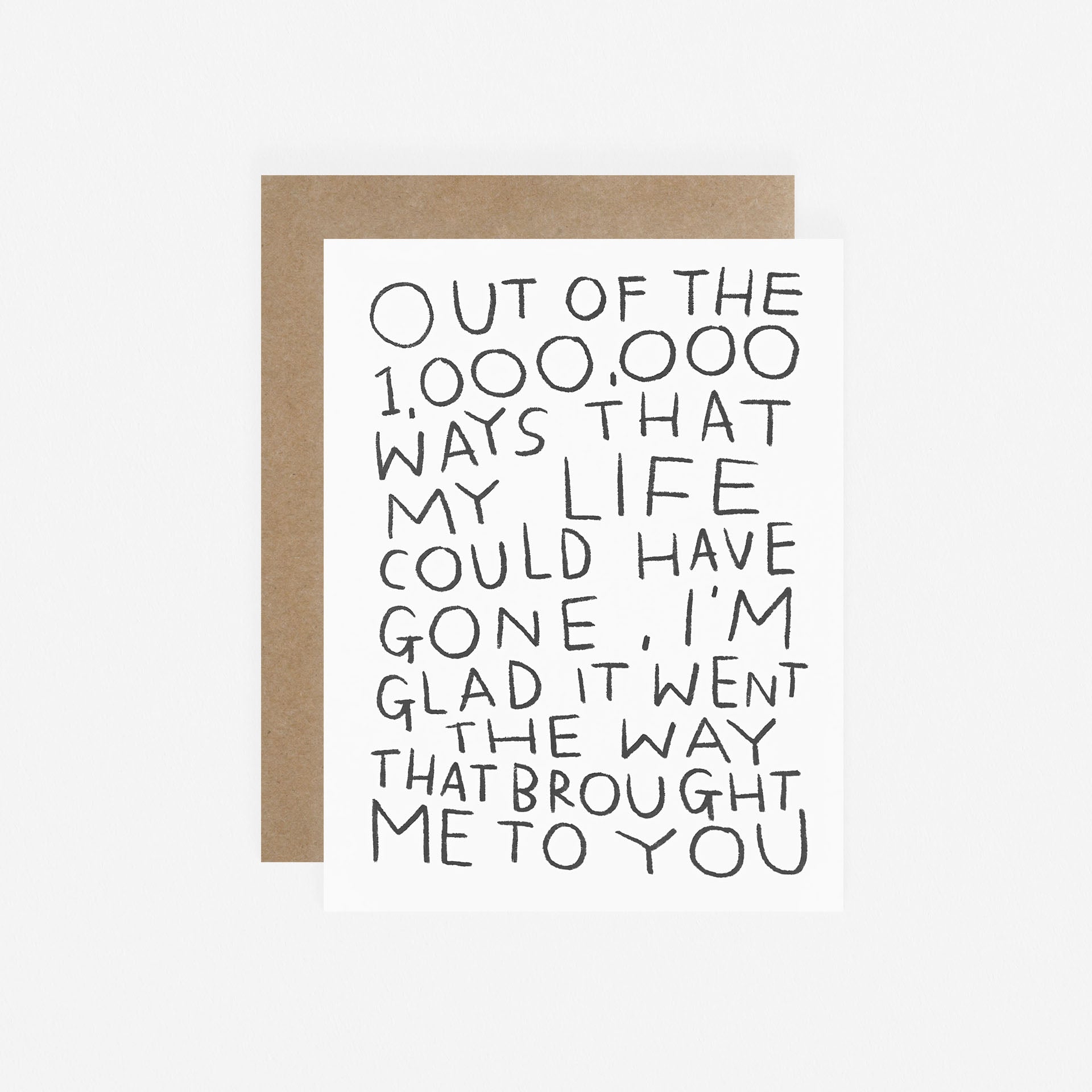 Rani Ban Co Brought Me To You Greeting Card