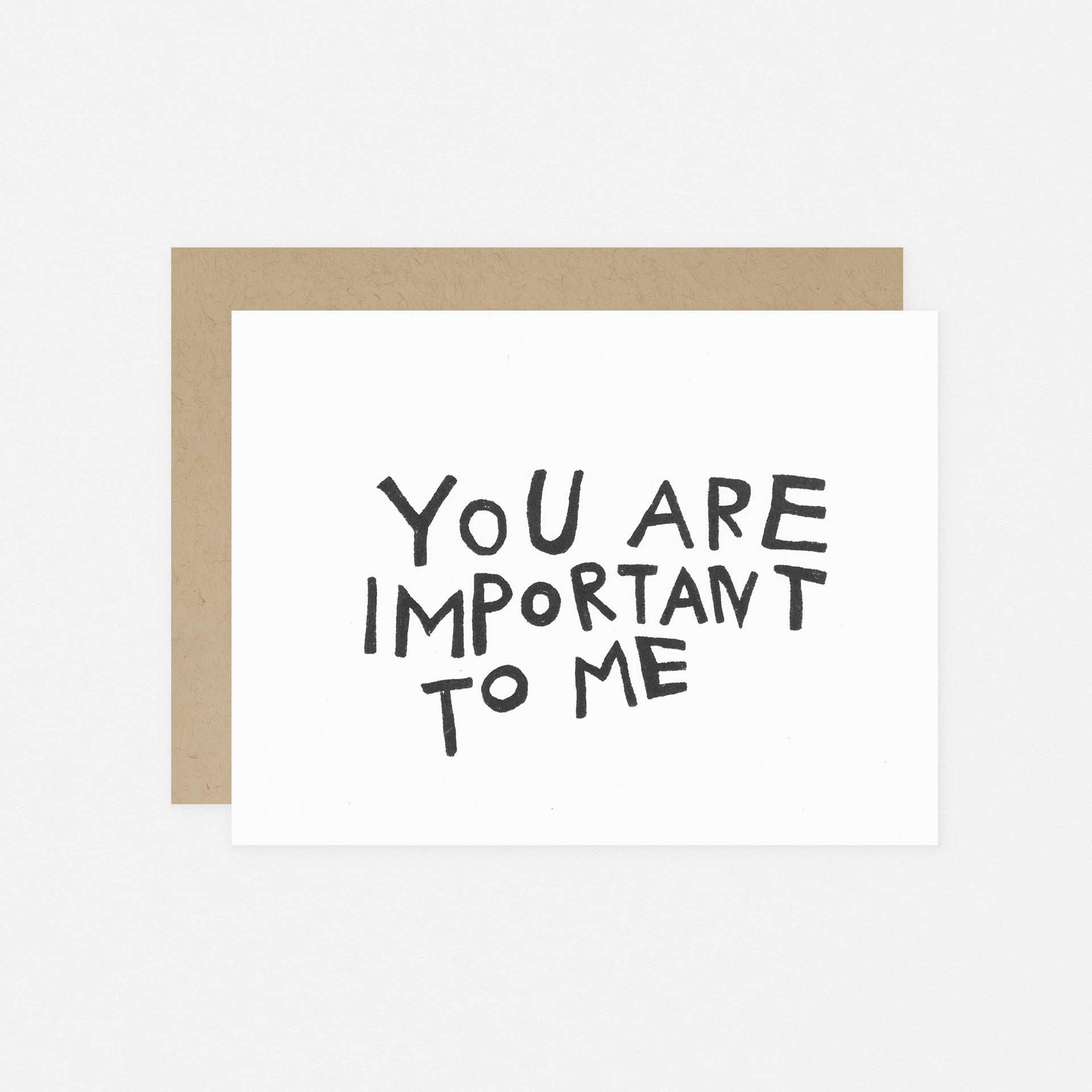 Rani Ban Co You Are Important To Me Greeting Card