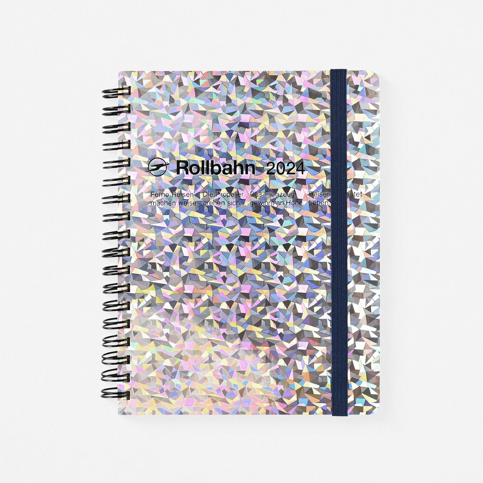 Delfonics Rollbahn 2024 Monthly Planner Hologram | Medium, Large Or A5