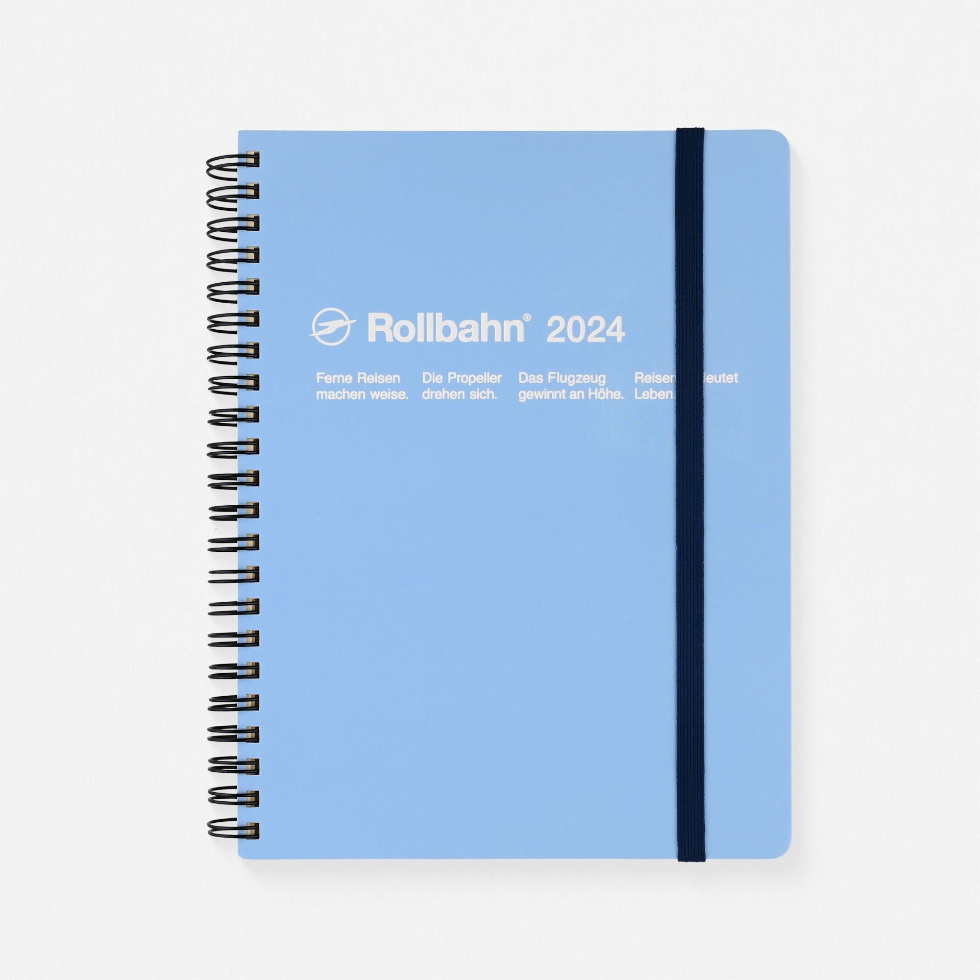 Delfonics Rollbahn 2024 Monthly Planner Light Blue | Large, A5 Or Extra Large