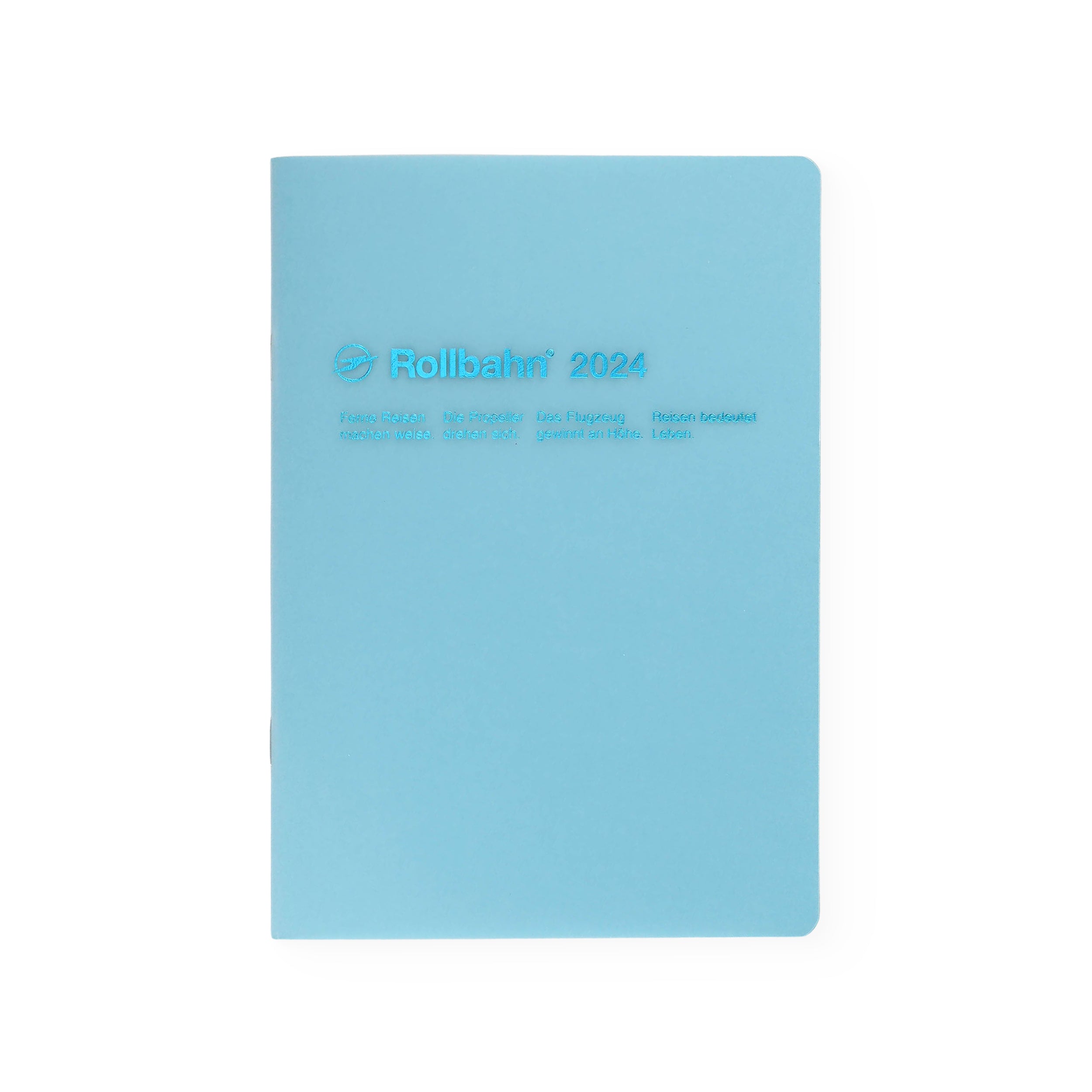 Delfonics Rollbahn 2024 Monthly Planner Note Clear A5 | Clear Pink, Clear Or Clear Blue Clear Blue