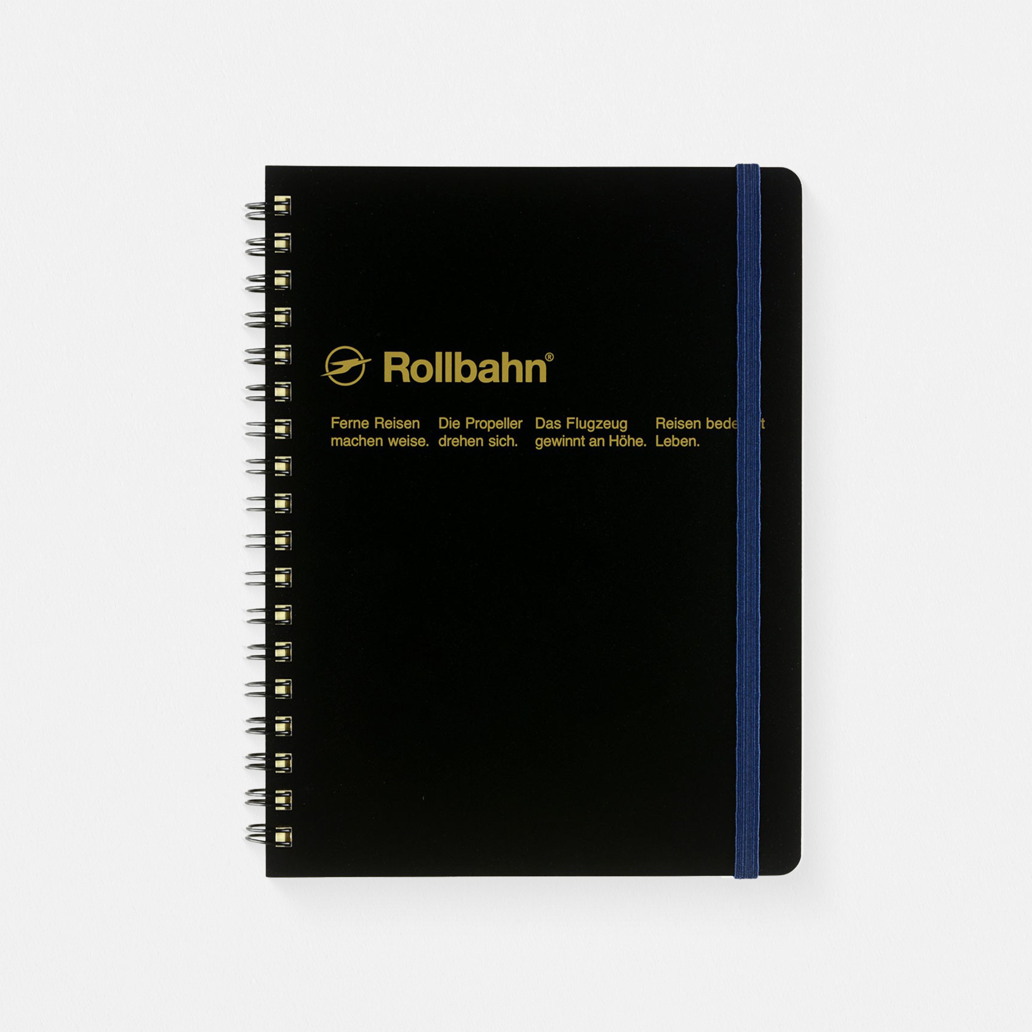 Delfonics Rollbahn Notebook Small, Large Or A5 | 9 Colors Black / Small (4.5 x 5.5")