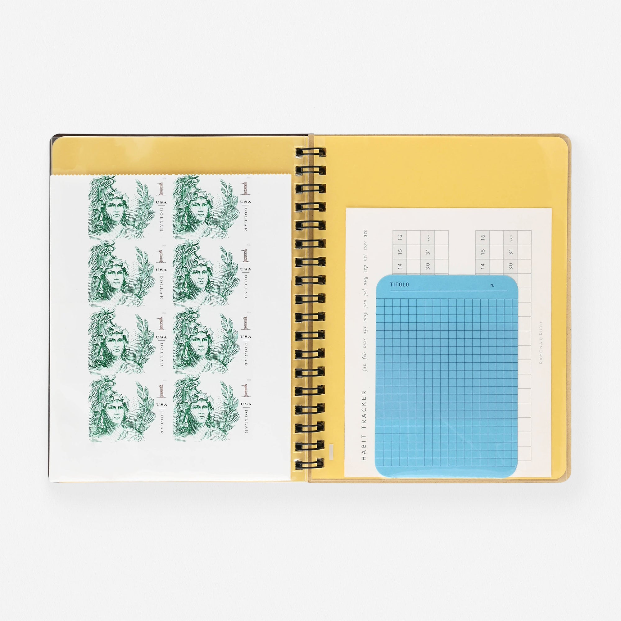 Delfonics Rollbahn 2025 Monthly Planner Blue | Large, A5 Or Extra Large