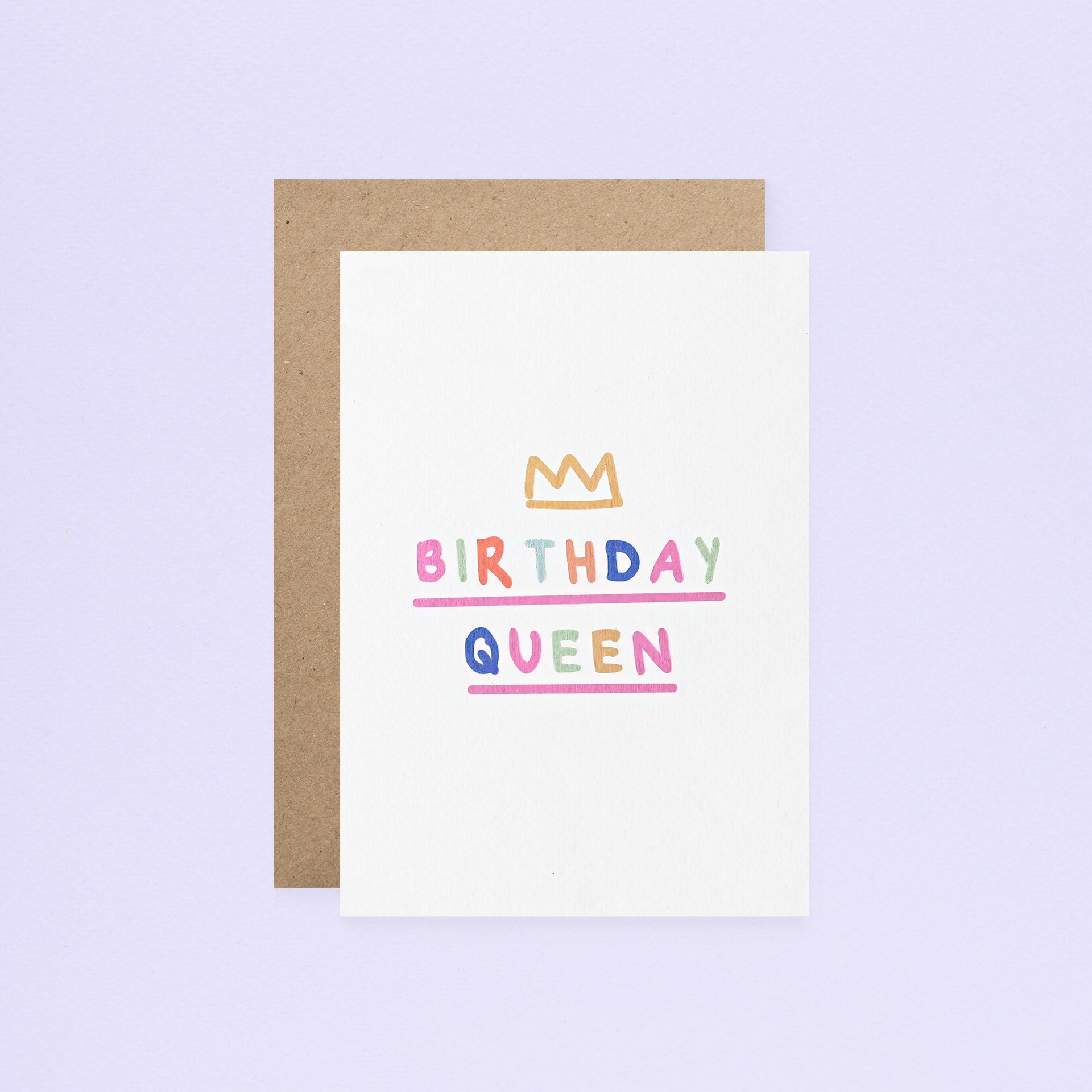 Rumble Cards Birthday Queen Greeting Card