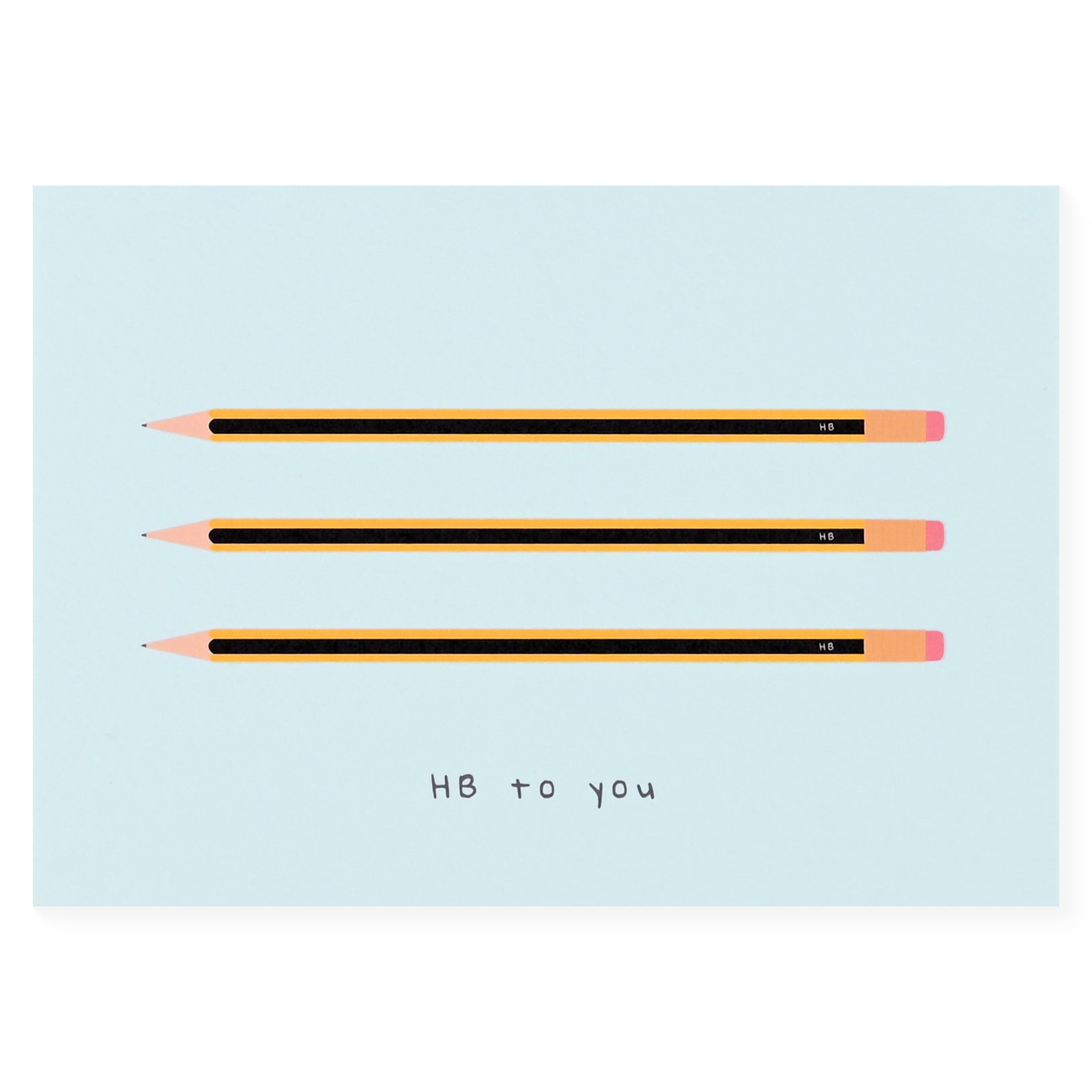 Rumble Cards HB Pencil Birthday Card
