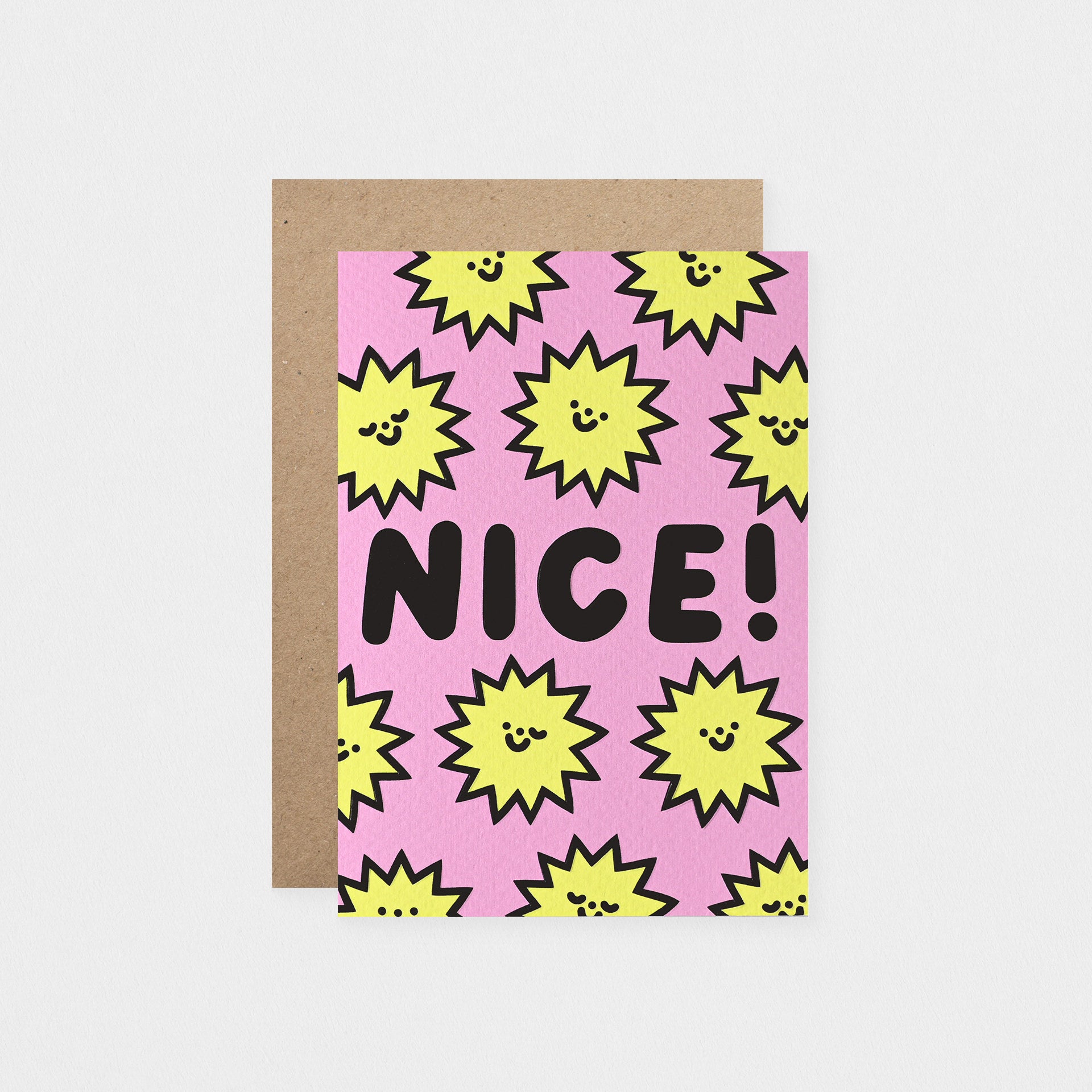 Rumble Cards Nice! Congratulations Greeting Card