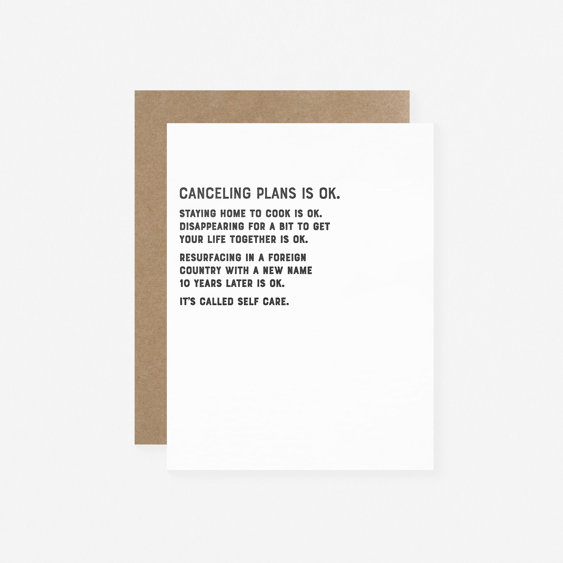 Sapling Press OK Greeting Card