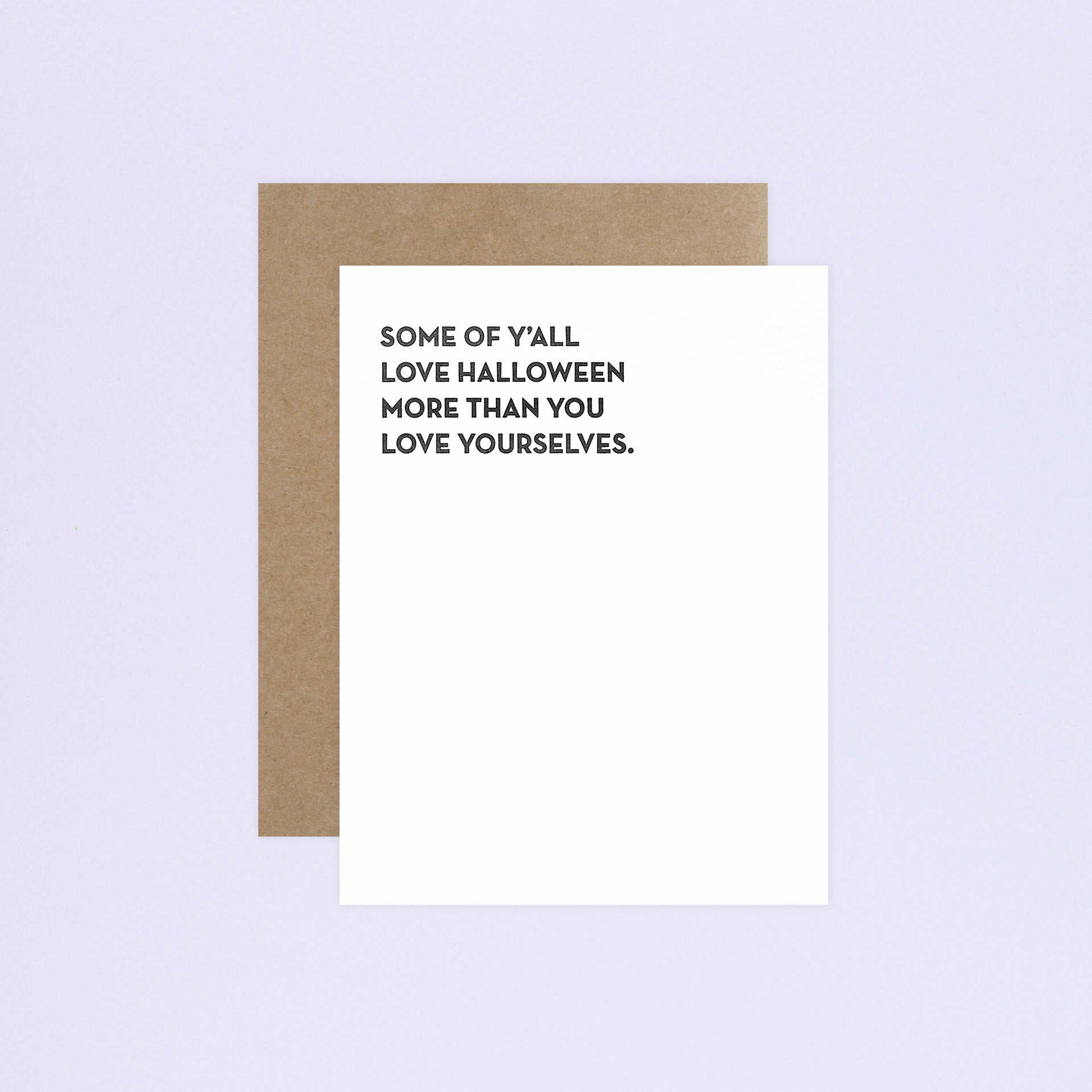 Sapling Press Halloween Greeting Card