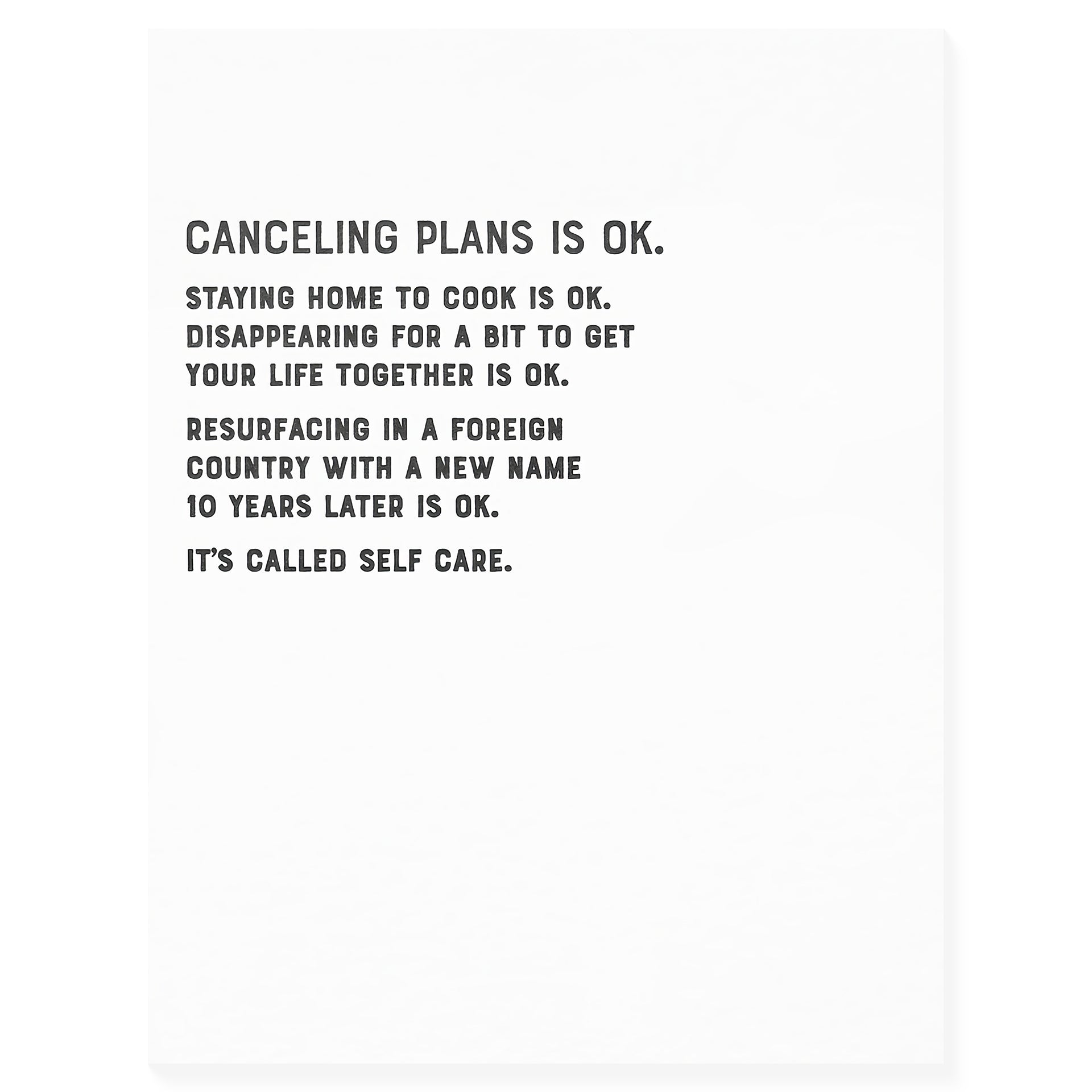 Sapling Press OK Greeting Card