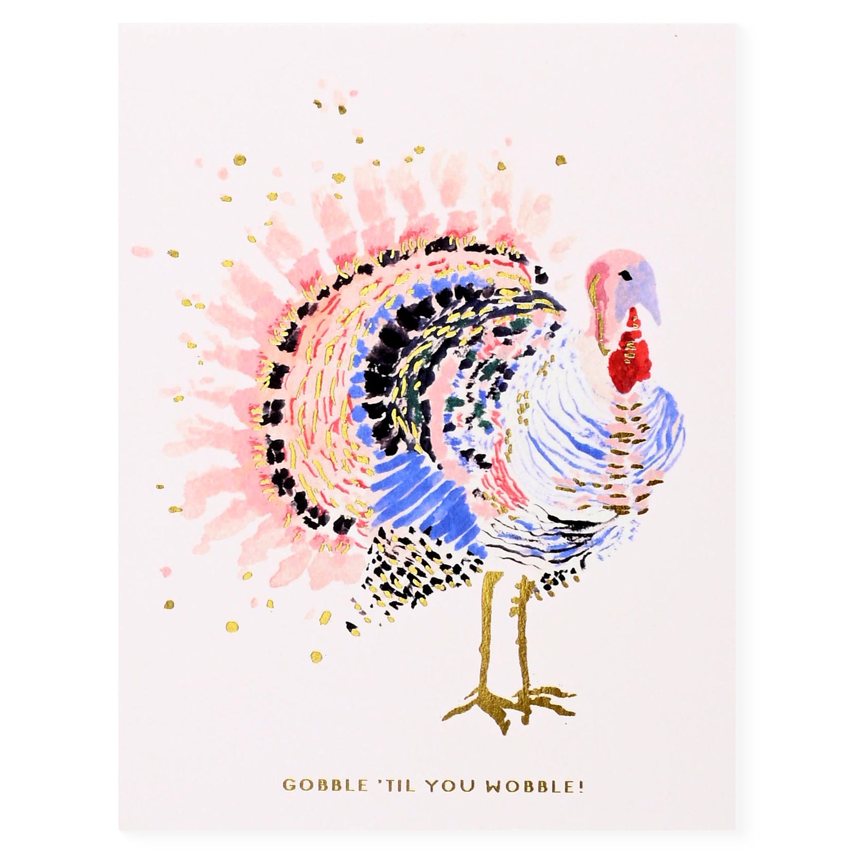Seedlings Gobble Thanksgiving Card With Plantable Envelope