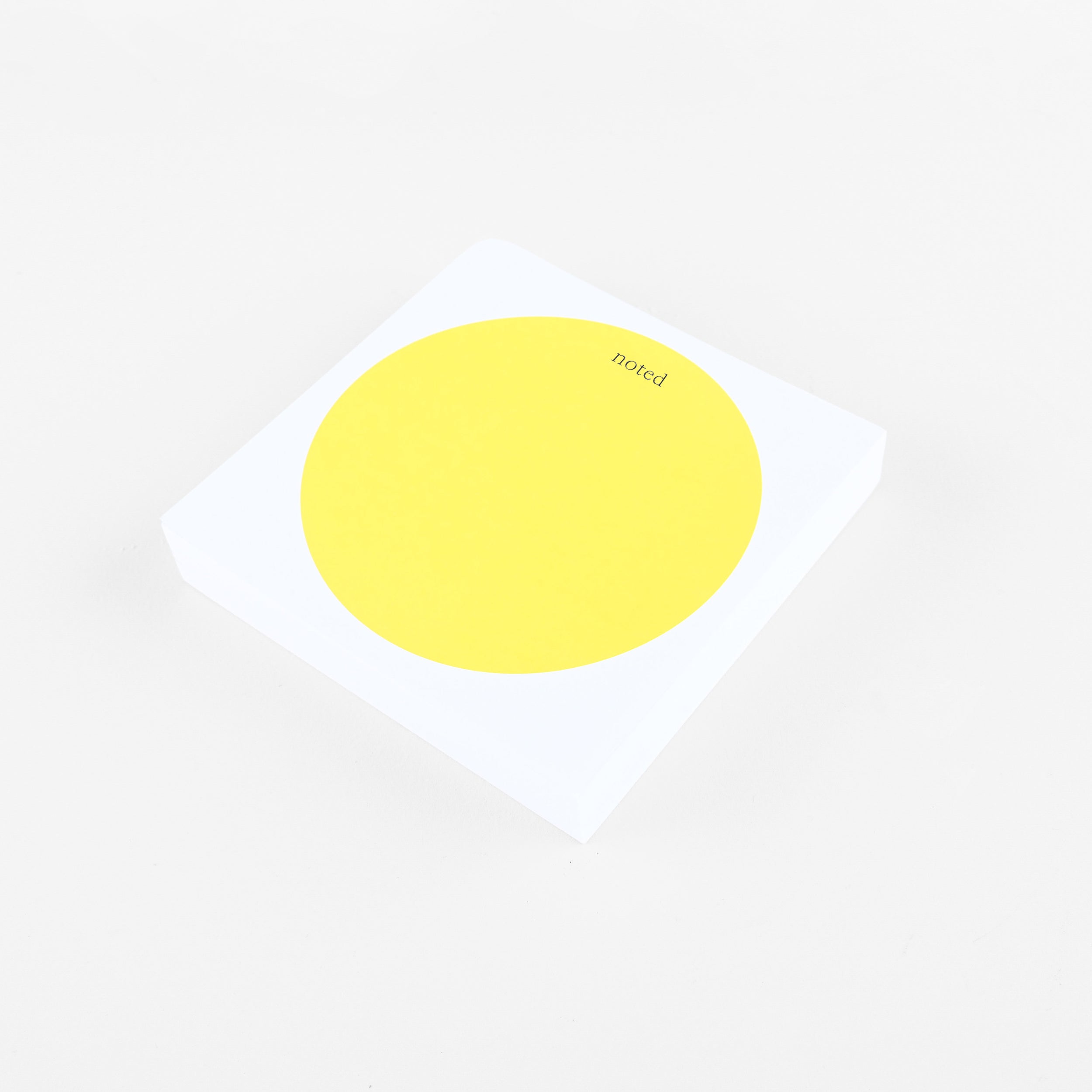 Smitten on Paper Yellow Dot Chunky Notepad