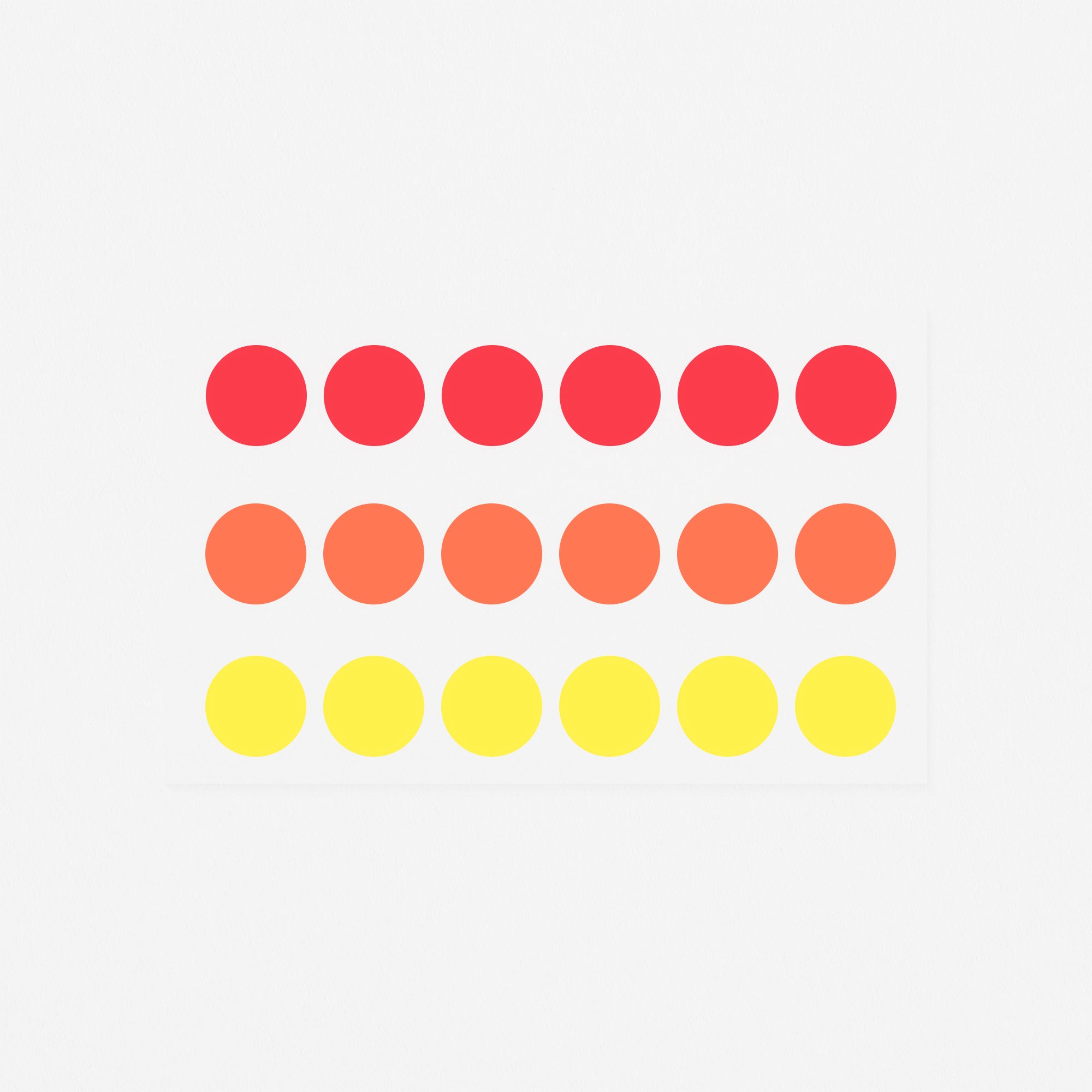 Circular Washi Tape Patches Shuffle Fine | 8mm, 16mm Or 20mm