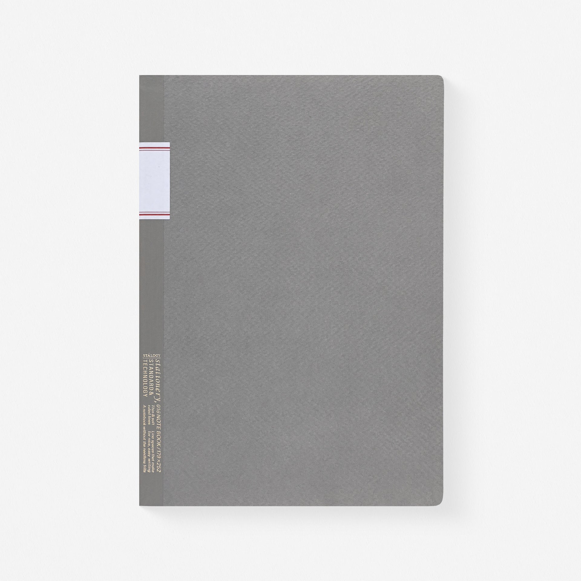 Stalogy 016 B5 Notebook Lined | 4 Colors Grey