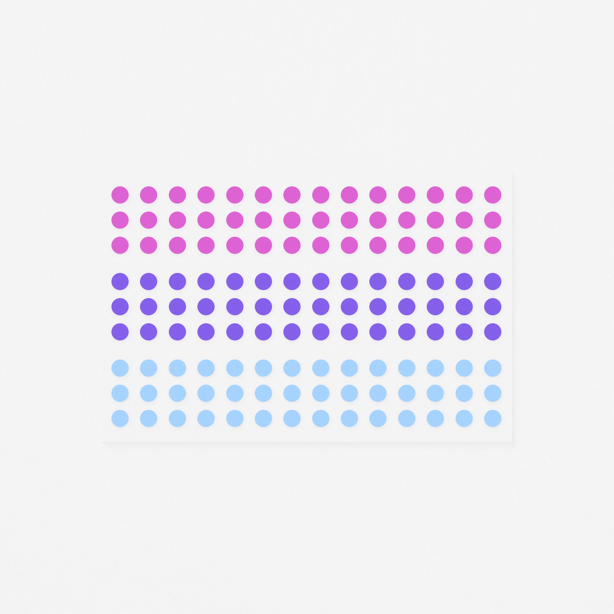 Stalogy Circular Washi Tape Patches Shuffle Pale | 5mm Or 16mm