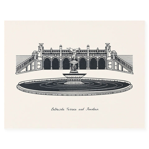 Sutta Bethesda Terrace And Fountain Greeting Card 