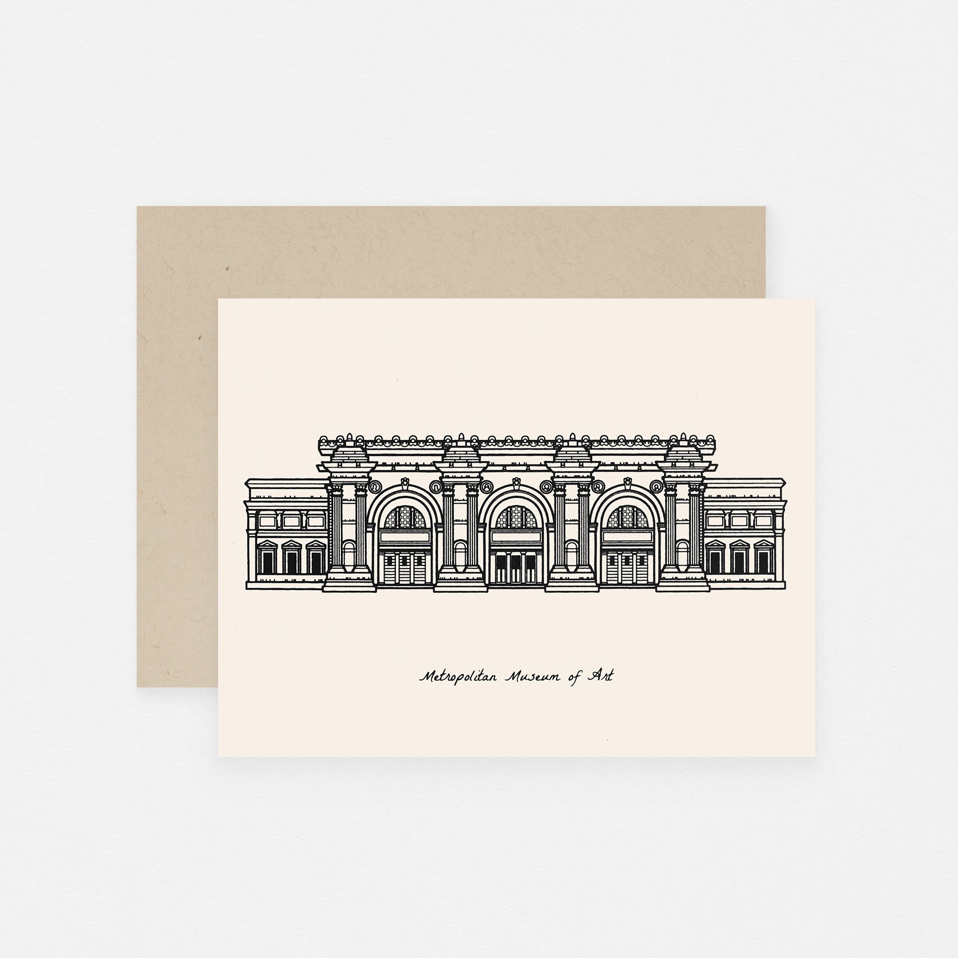 Sutta Metropolitan Museum Of Art Greeting Card
