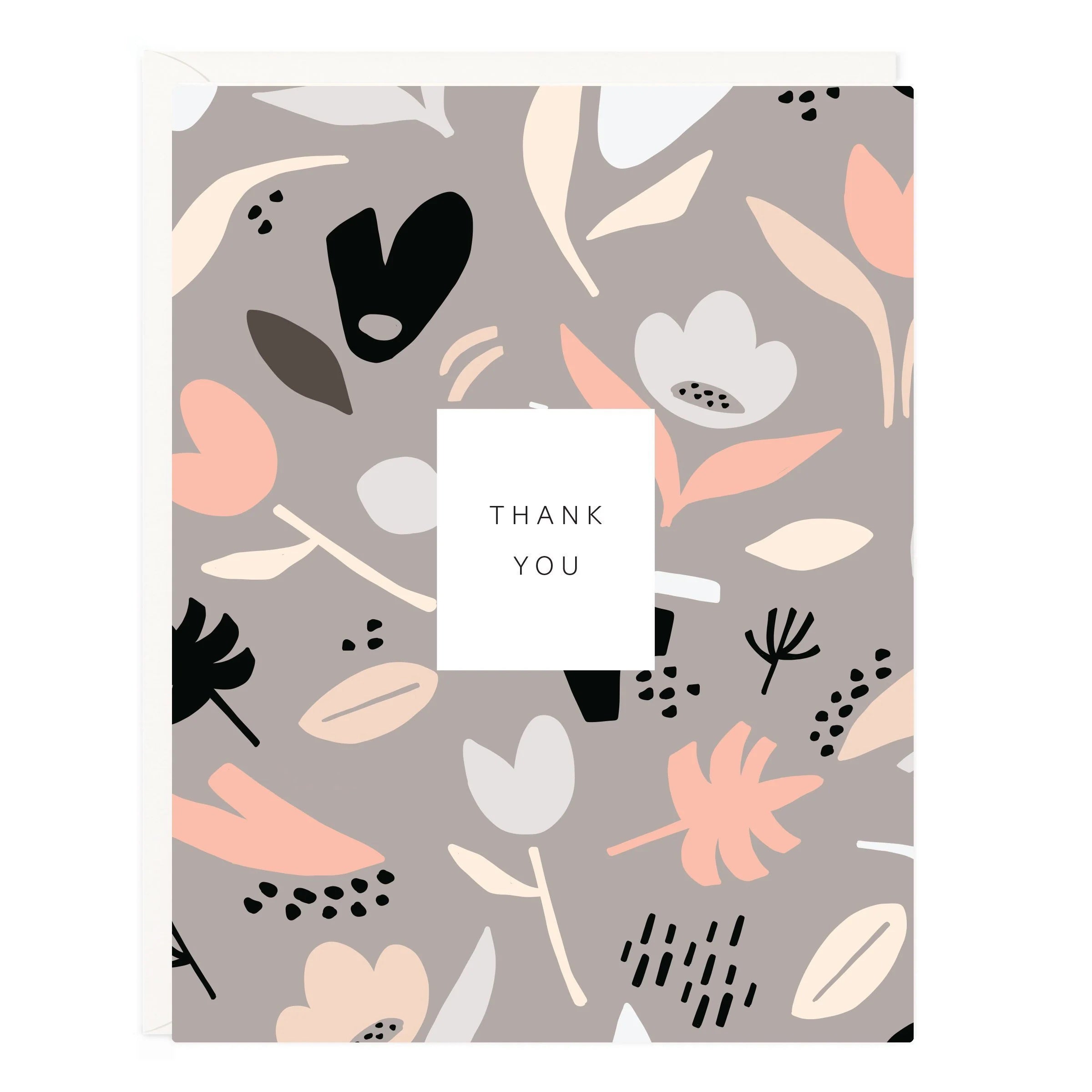 Ramona & Ruth Thank You Floral Pattern Card | Boxed Set of 6