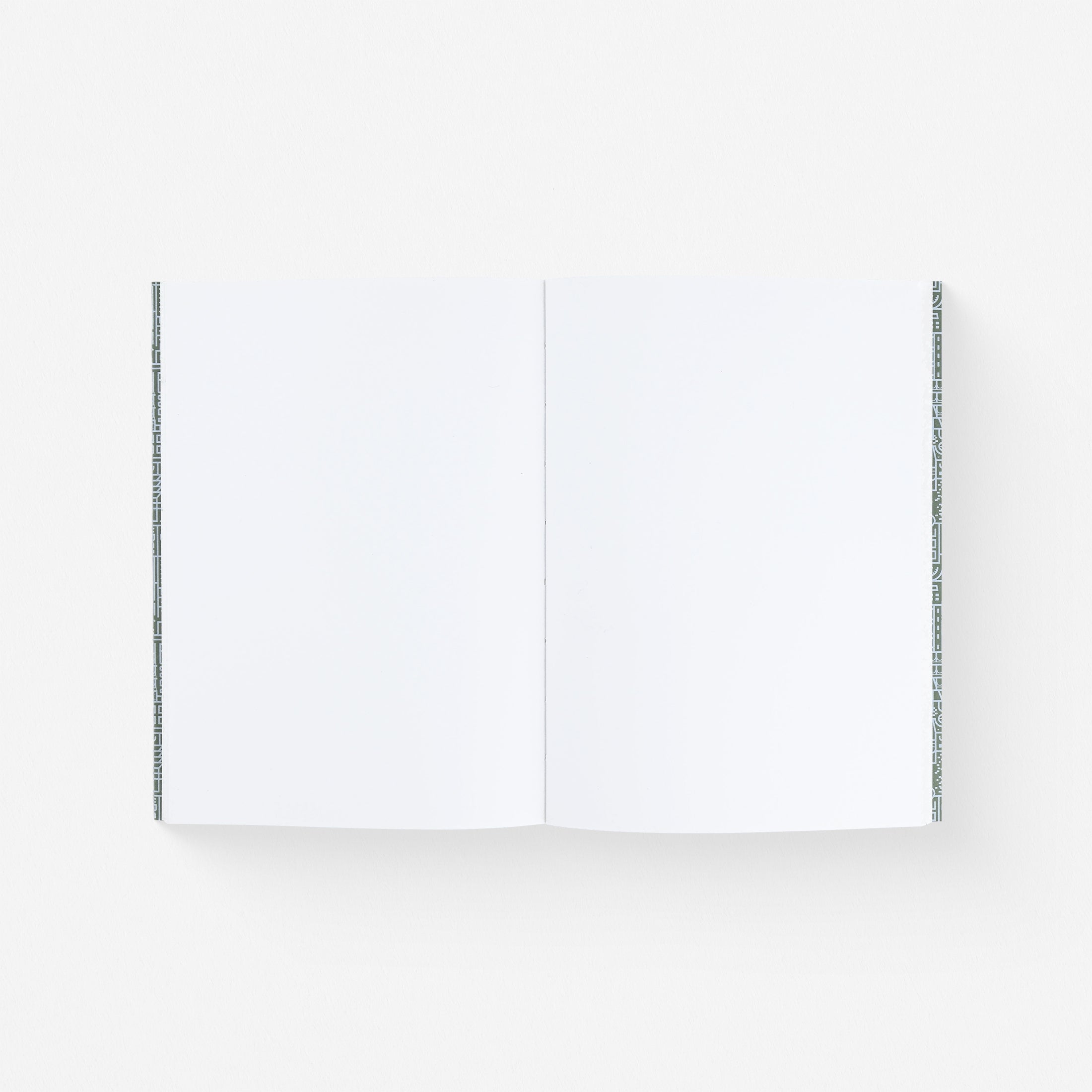 The City Works Hello World White Ink Notebook Blank | Blue, Green Or Rust